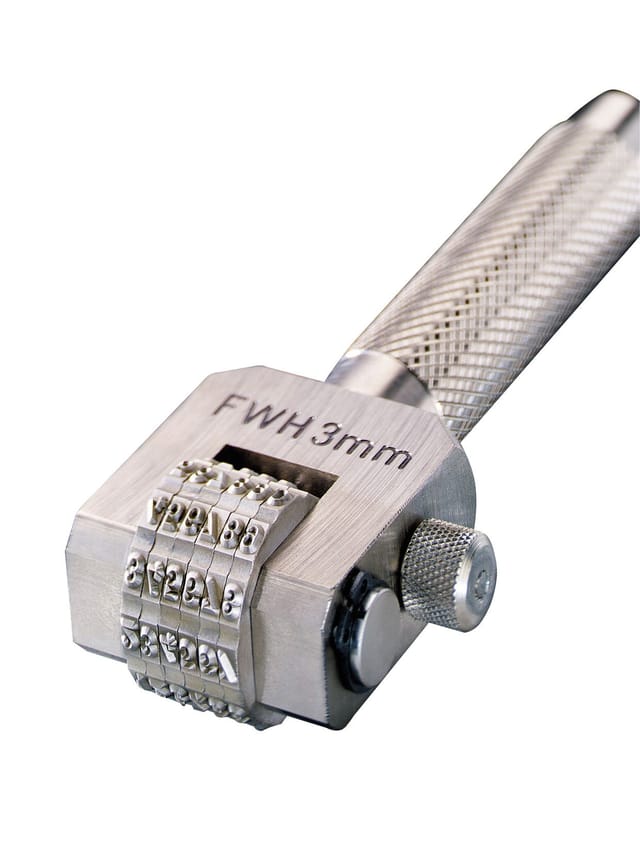 Gravurem - Compact Marker Nummerierung für 6 Räder von 0 bis 9 (4 mm) 180.4