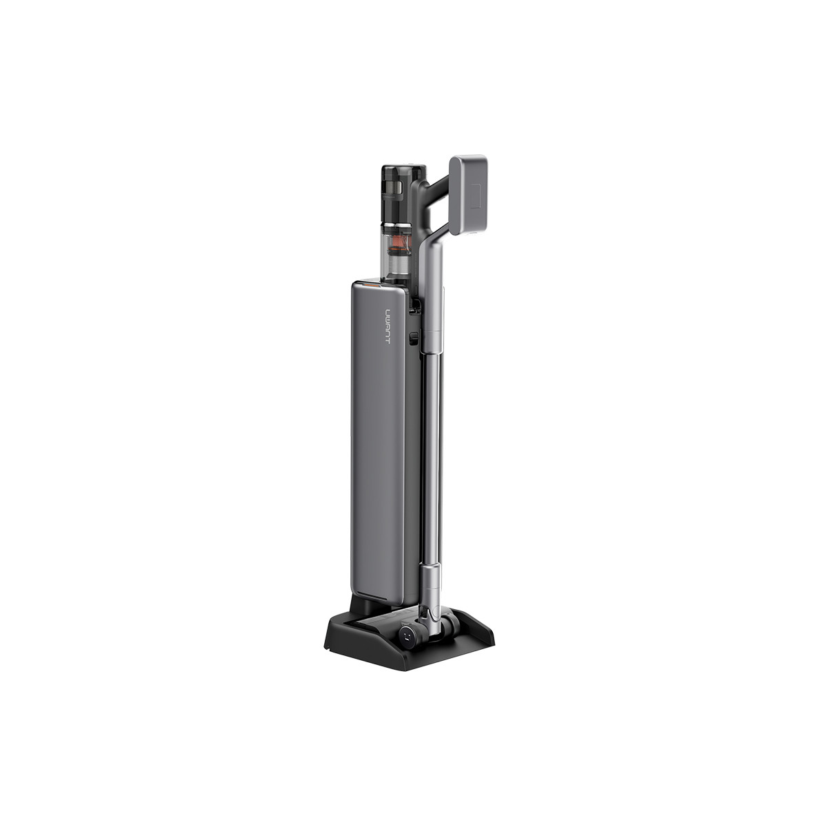 Uwant V800 Stabstaubsauger/elektrischer Besen Batterie Trocken Hepa Staubbeutel 0,5 L Grau, Schwarz 3000 Ah