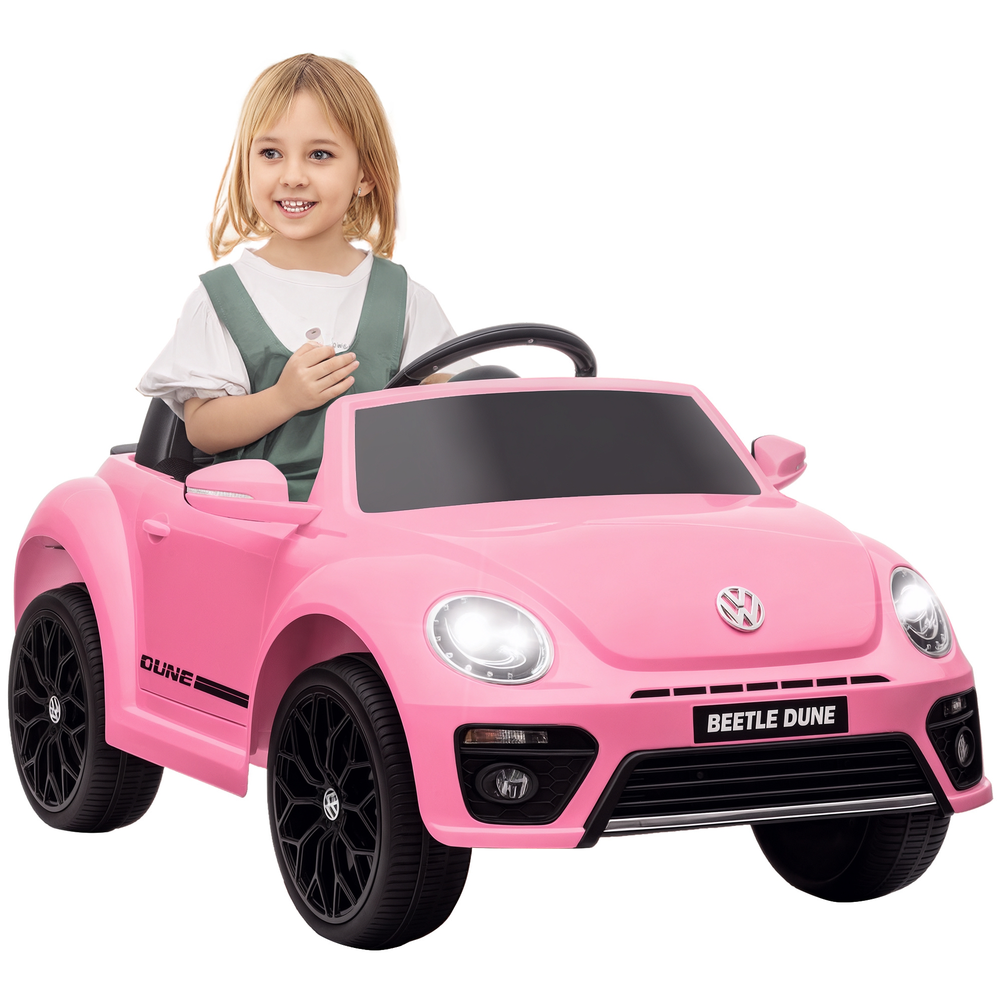 Kinder Elektroauto Mit 2x 12v-motoren, Federungssystem, Kunststoff Und Metall, Homaire, Maße 97.0 X 56.5 X 46.0 Cm -