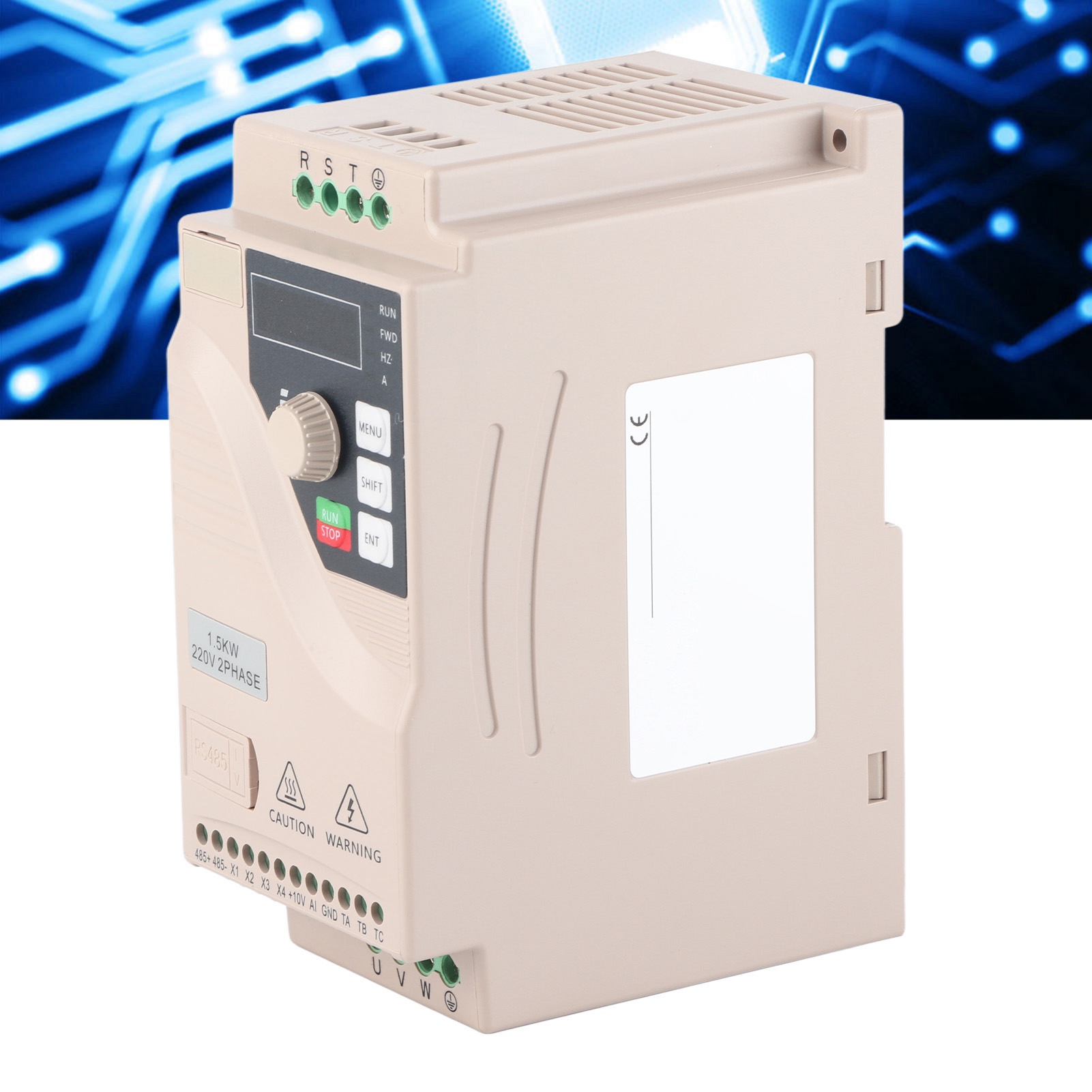 St300-2s1.5g 1,5 Kw Frequenzumrichter, Universeller Drehzahlregler Für Motoren Und Lüfter, Einphasiger 220 V Ac Eingang, Dreiphasiger 220 V Ac Ausgang Mit Rs485-kommunikation