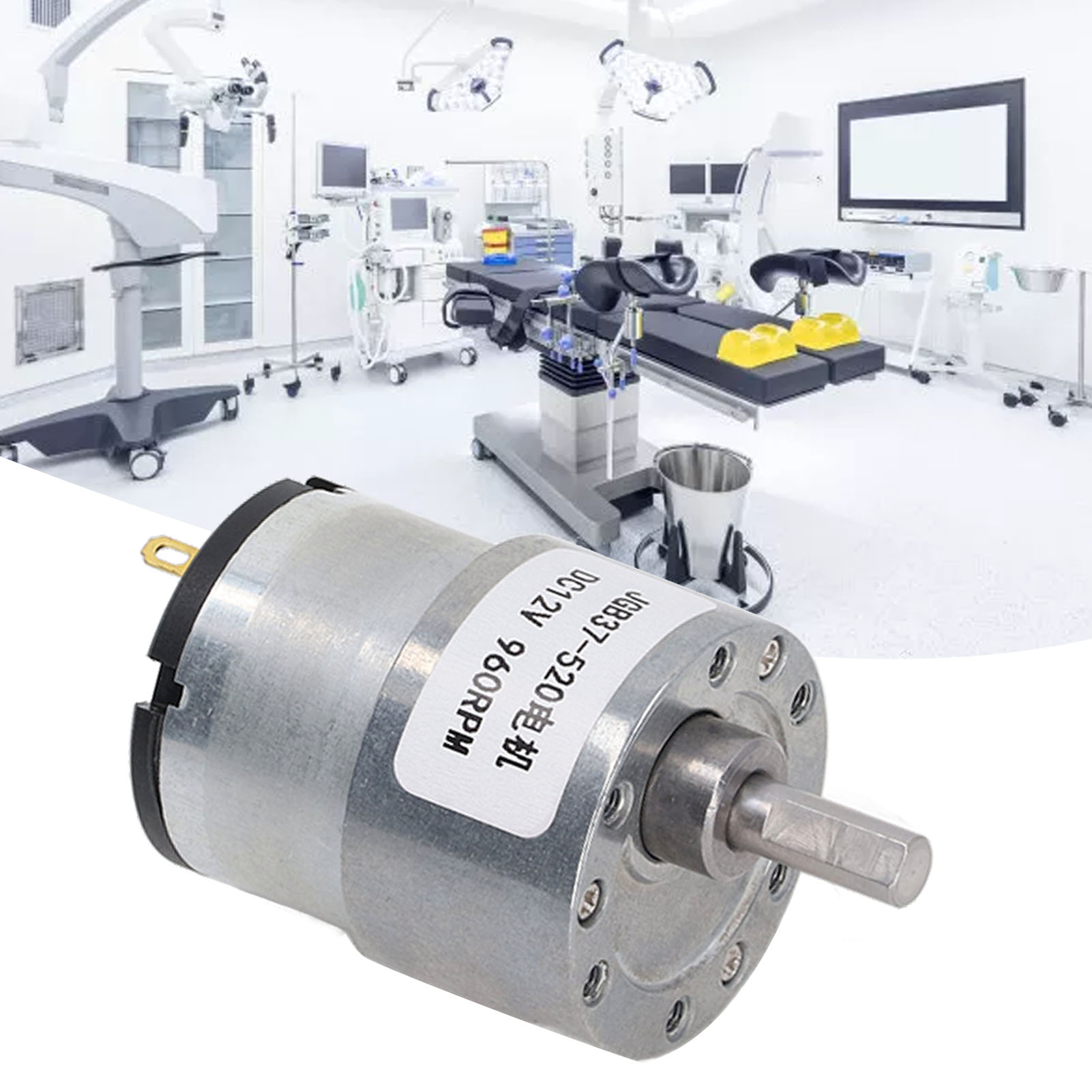 Jgb37-520 Gleichstrom-getriebemotor, Dc12v, Leerlaufdrehzahl 960 U/min.
