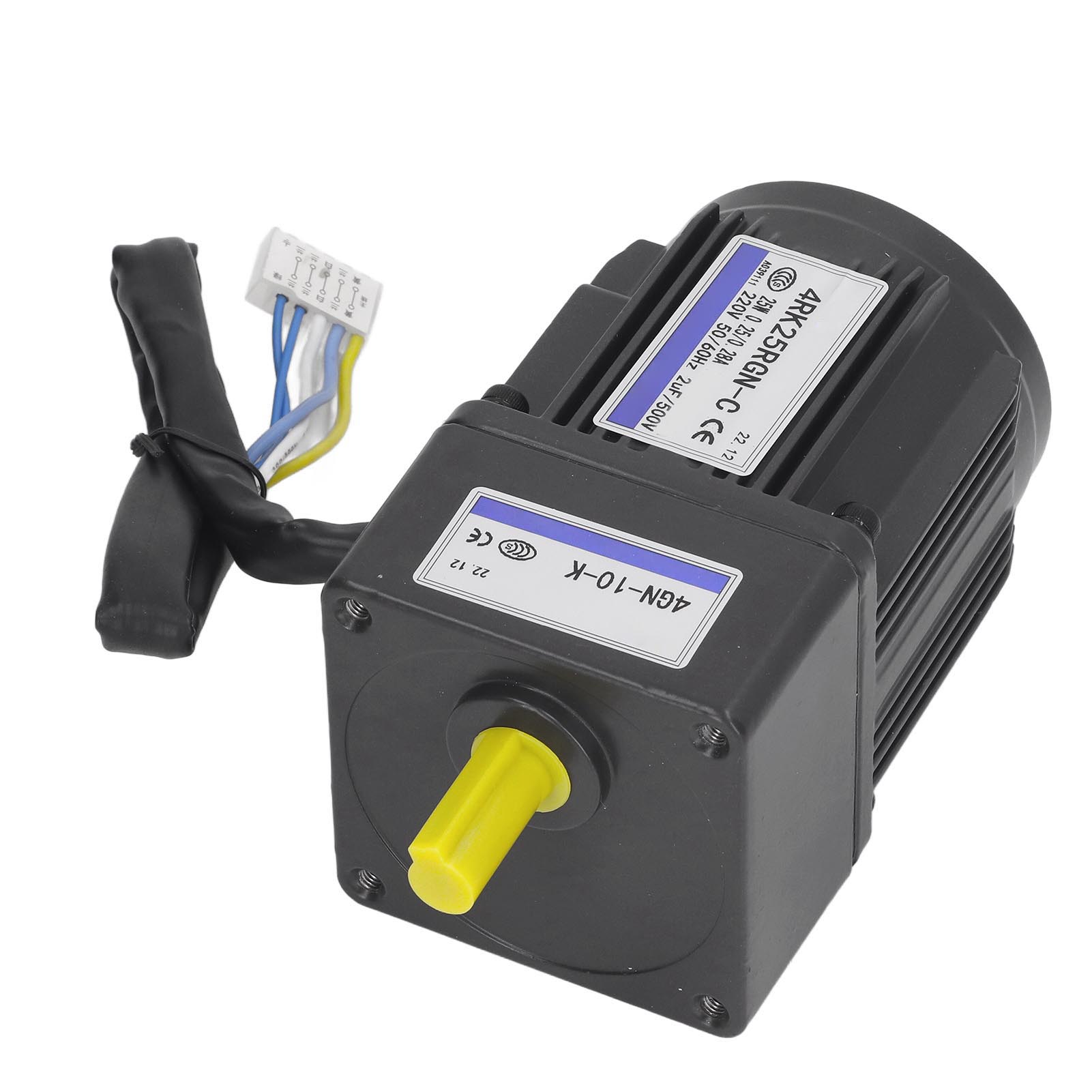 25-w-wechselstrom-getriebemotor Mit 220 V, Einstellbarer Drehzahl Und Reversibler Übersetzung 1:10