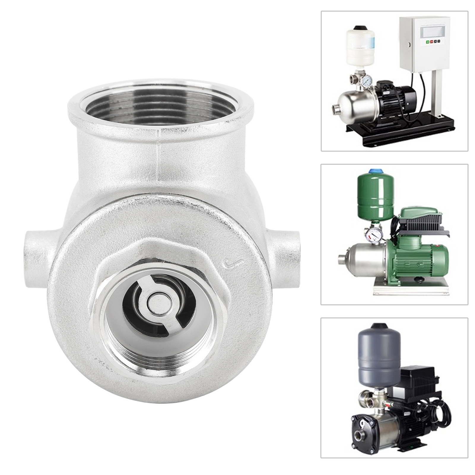 Dn40 Fünfwege-rückschlagventil, Spezial-rückschlagventil Für Frequenzverstellbare Wasserpumpen, Gewinde-rückschlagventil.