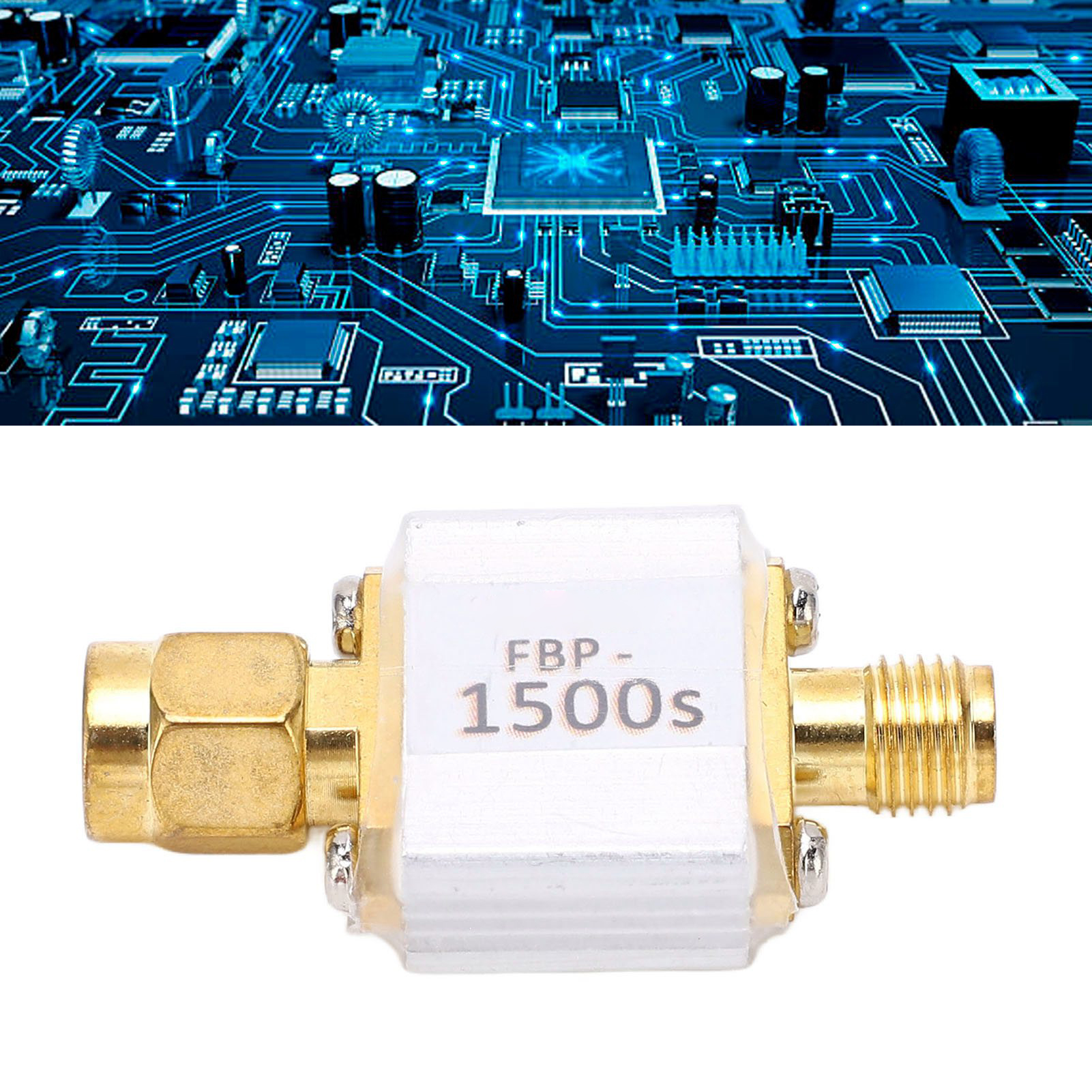 Hf-koaxial-bandpassfilter Saw 1500 Mhz, 1 Db Bandbreite, 20 Mhz Sma-schnittstelle