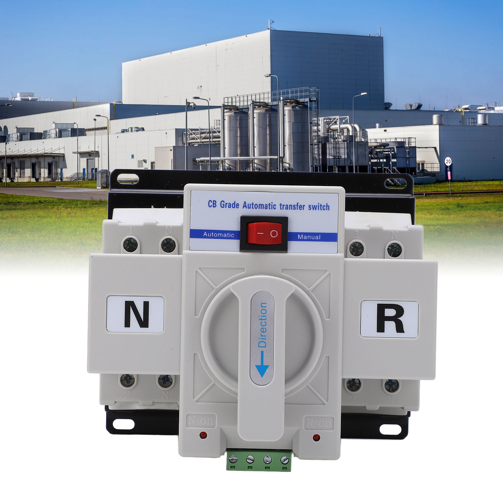 Sgq1-63/2p 63a Automatischer Umschalter Für Zwei Stromversorgungen, Standardausführung 230 V