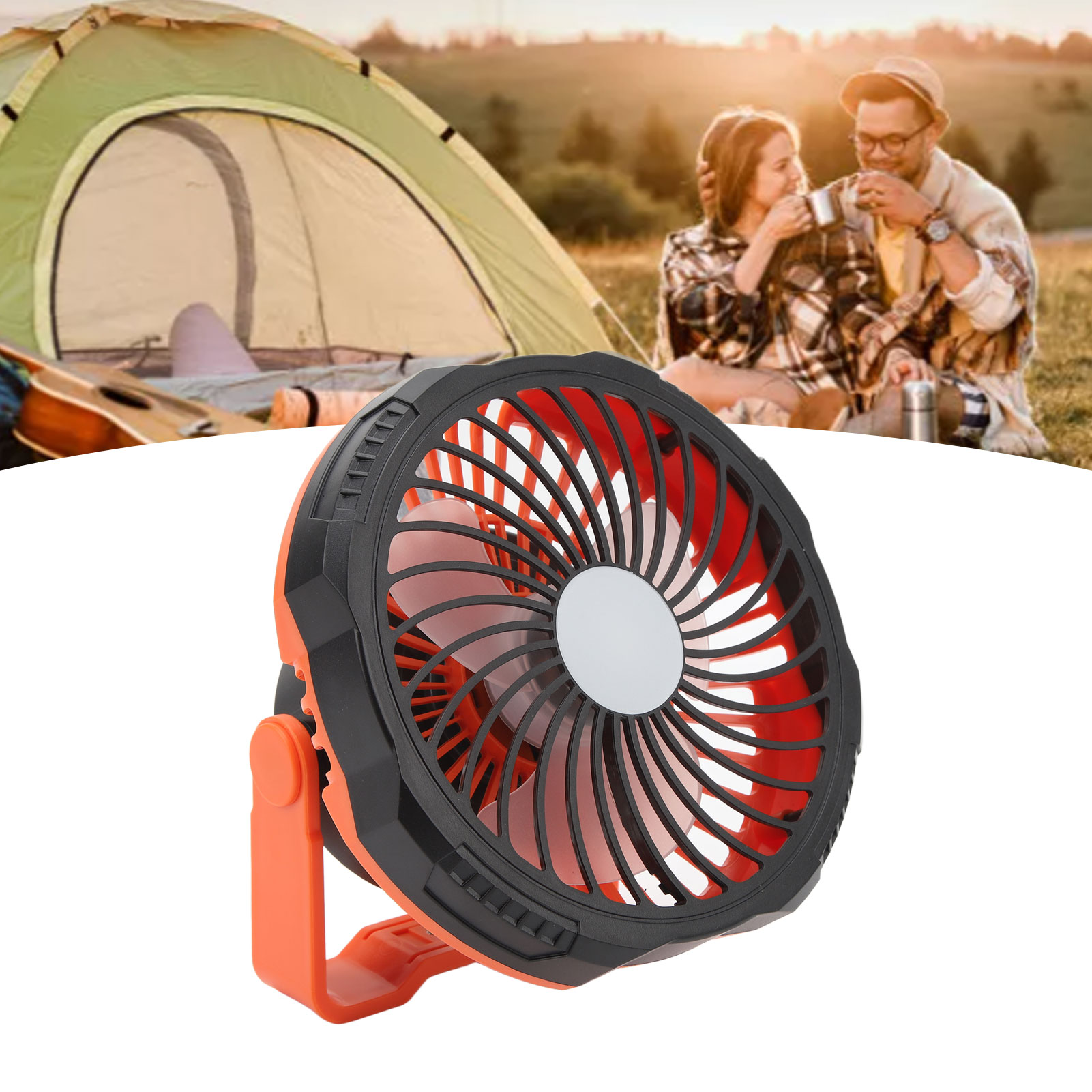 Multifunktionsventilator Mit Tragbarer Led-leuchte