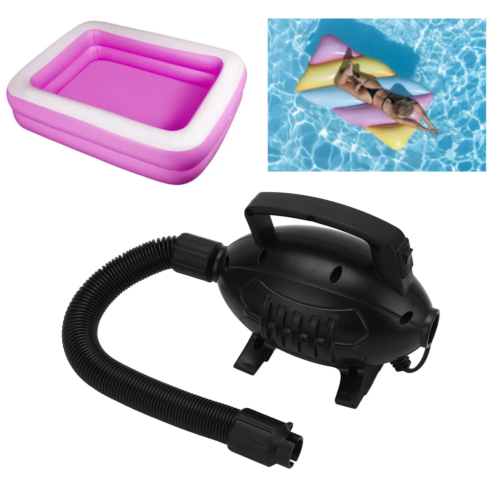 Gld-601 600w Elektrische Luftpumpe Für Aufblasbare Matratzen, Wasserspiele, Spielzeug, Flöße Und Als Haushaltsluftpumpe Für Den Heimgebrauch, Hochleistungs-elektroluftpumpe (europäischer Standard 220-