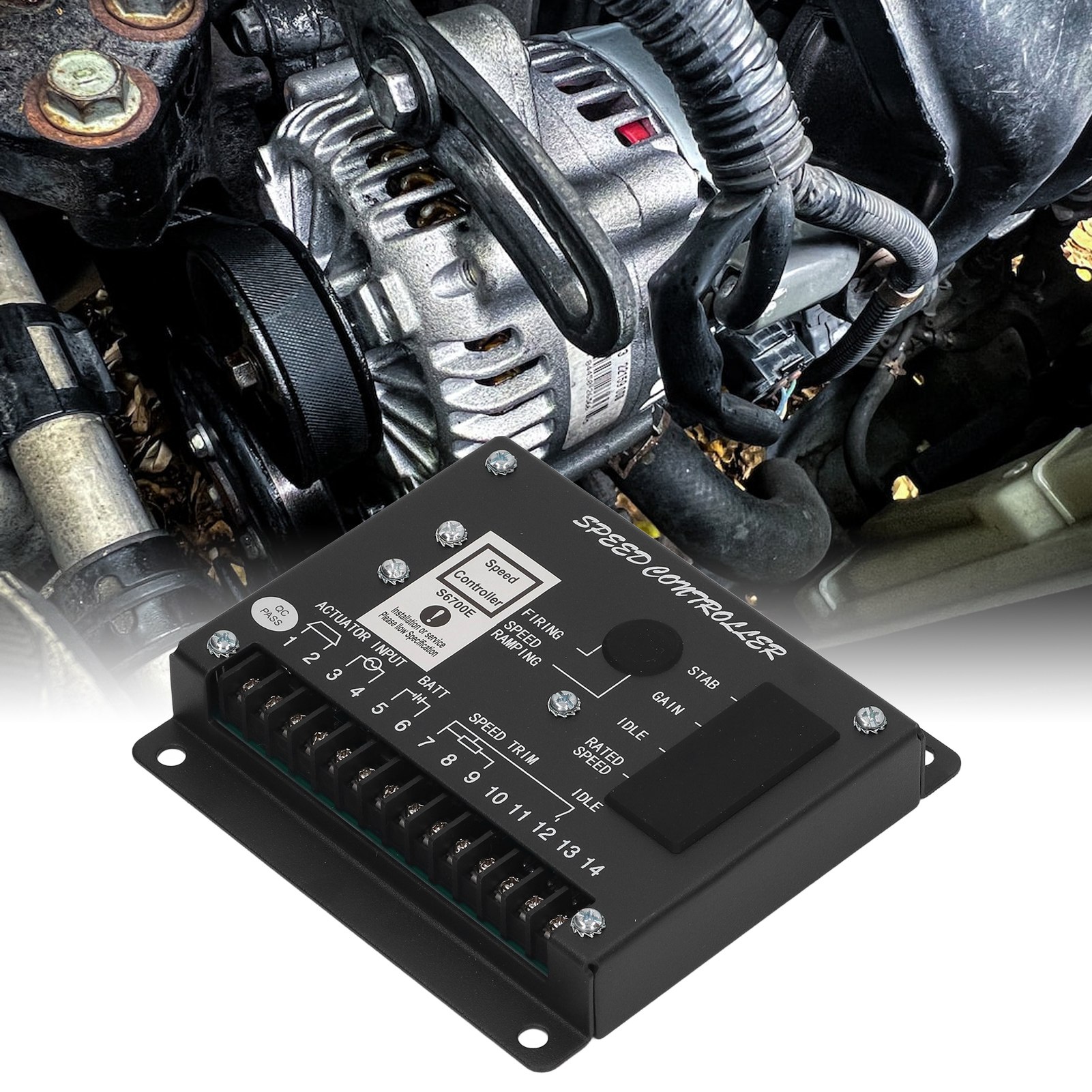 Elektronischer Drehzahlregler S6700e Für Dieselgeneratoren, 24v Esc-platine