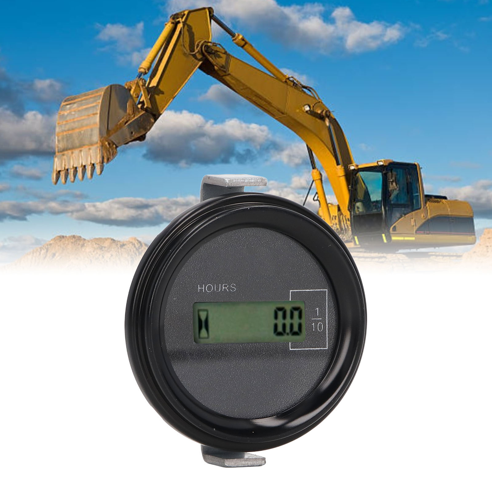 Elektronischer 12v-36v Lcd-timer Mit Fernbedienung Für Industriebagger, Mit Digitalanzeige Und Batterie, Kompatibel Mit Kato