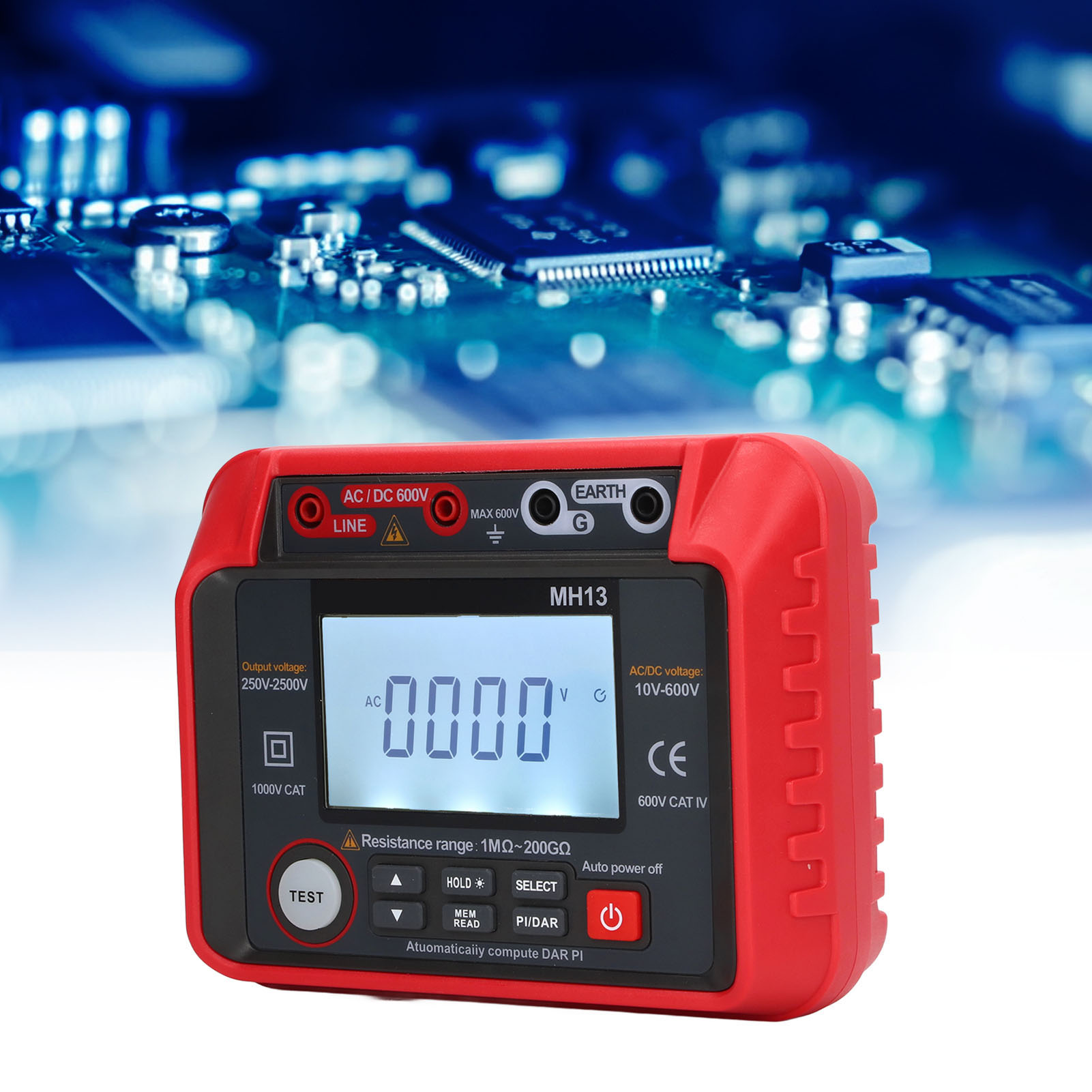 Aneng Mh13 Digitales Elektronisches Hochspannungs-megaohmmeter