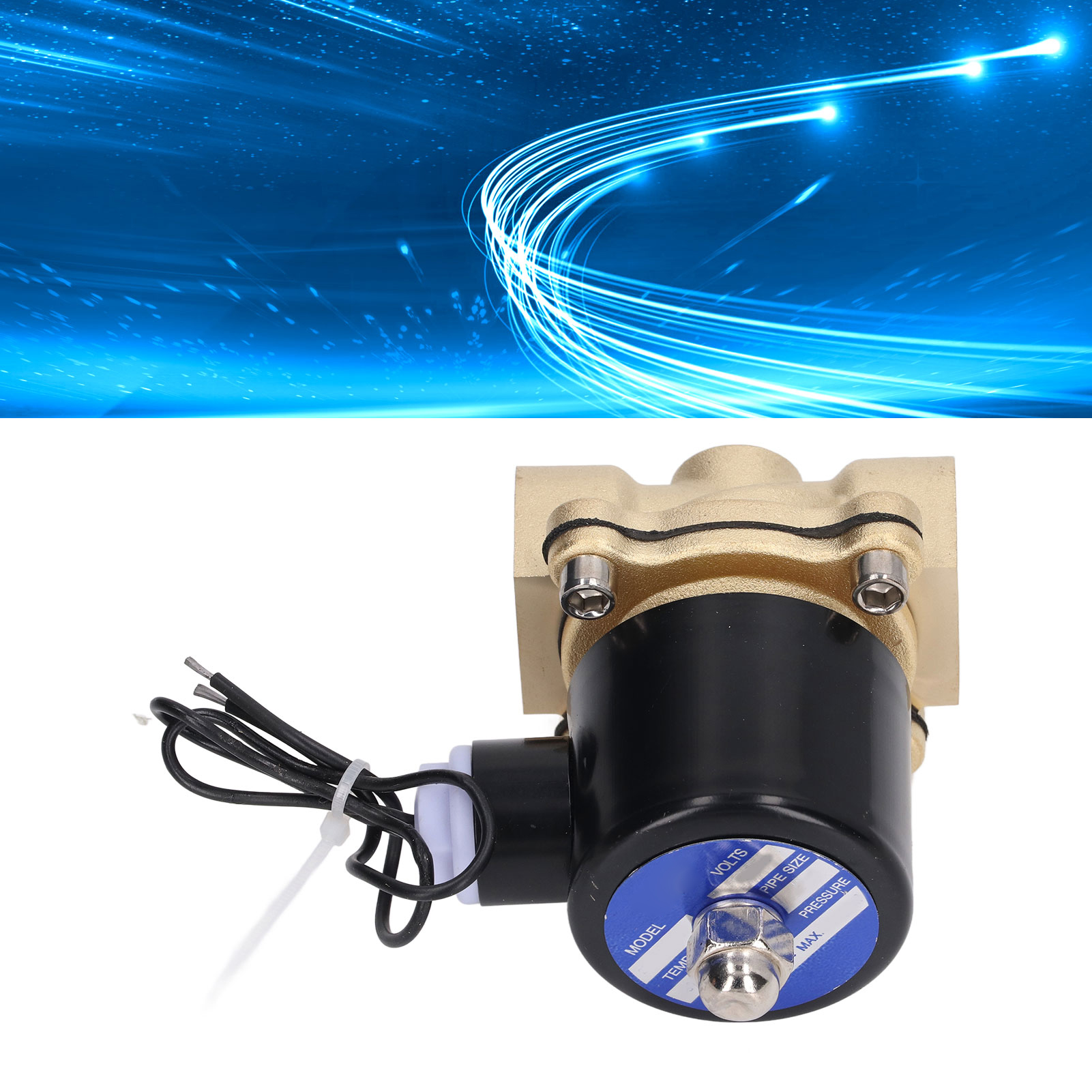 2-w-magnetventil Aus Messing, Normalerweise Geschlossen, Für Wasser Und Luft, Kupferspule, 2 W, 200–20 V Dc, 24 V Dc