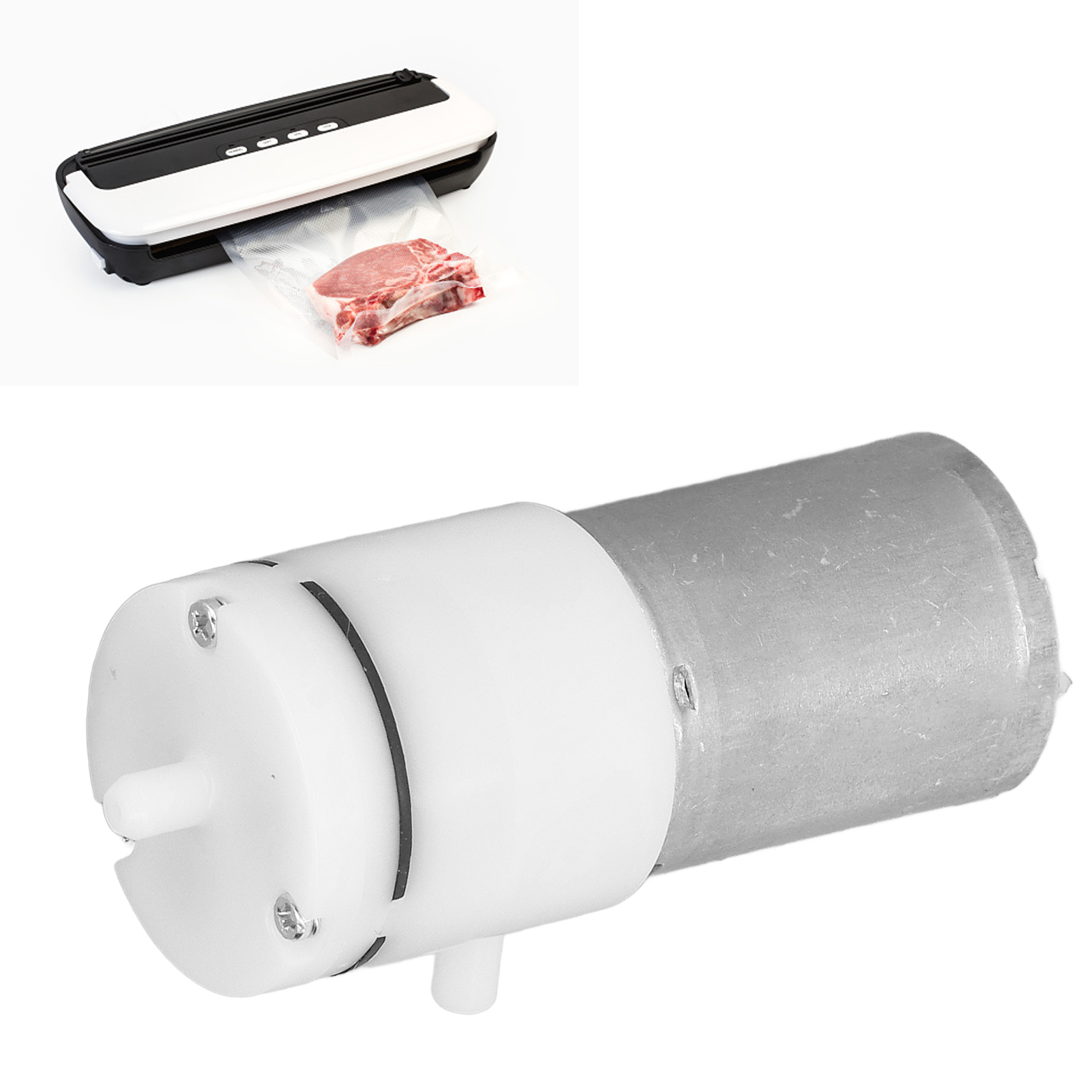 Miniatur-vakuumpumpe 370a, 12v Elektrische Vakuumverpackungsmaschine, Wasserdichte Vakuumpumpe