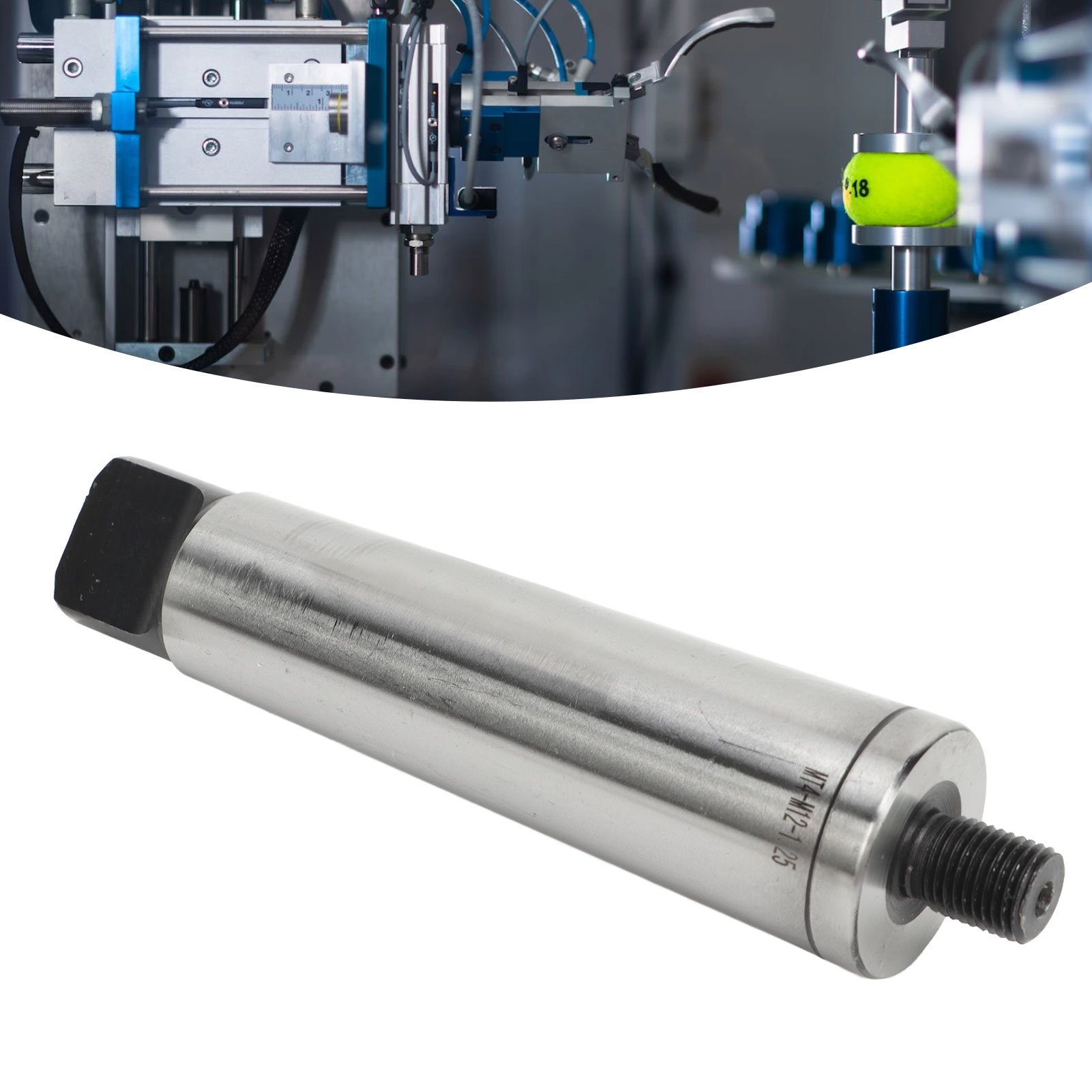 Mt4 Morsekonus-spannfutter-spindeladapter, M12-schaft Auf 1,25-mm-gewinde