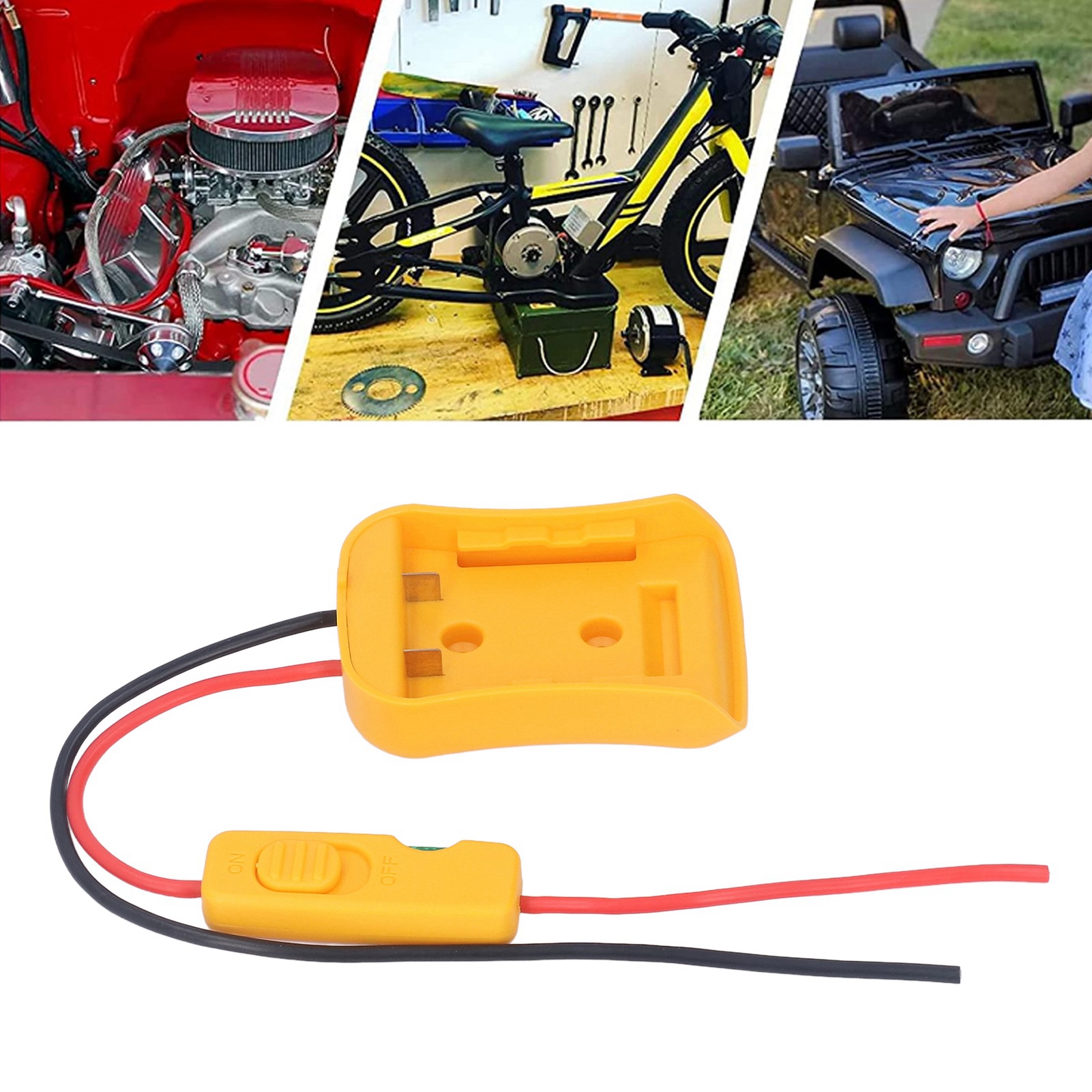 Batterieadapter Mit Befestigungslöchern Für Dwe 18v 20v Bcd-serienbatterien Mit Sicherungsanschlüssen