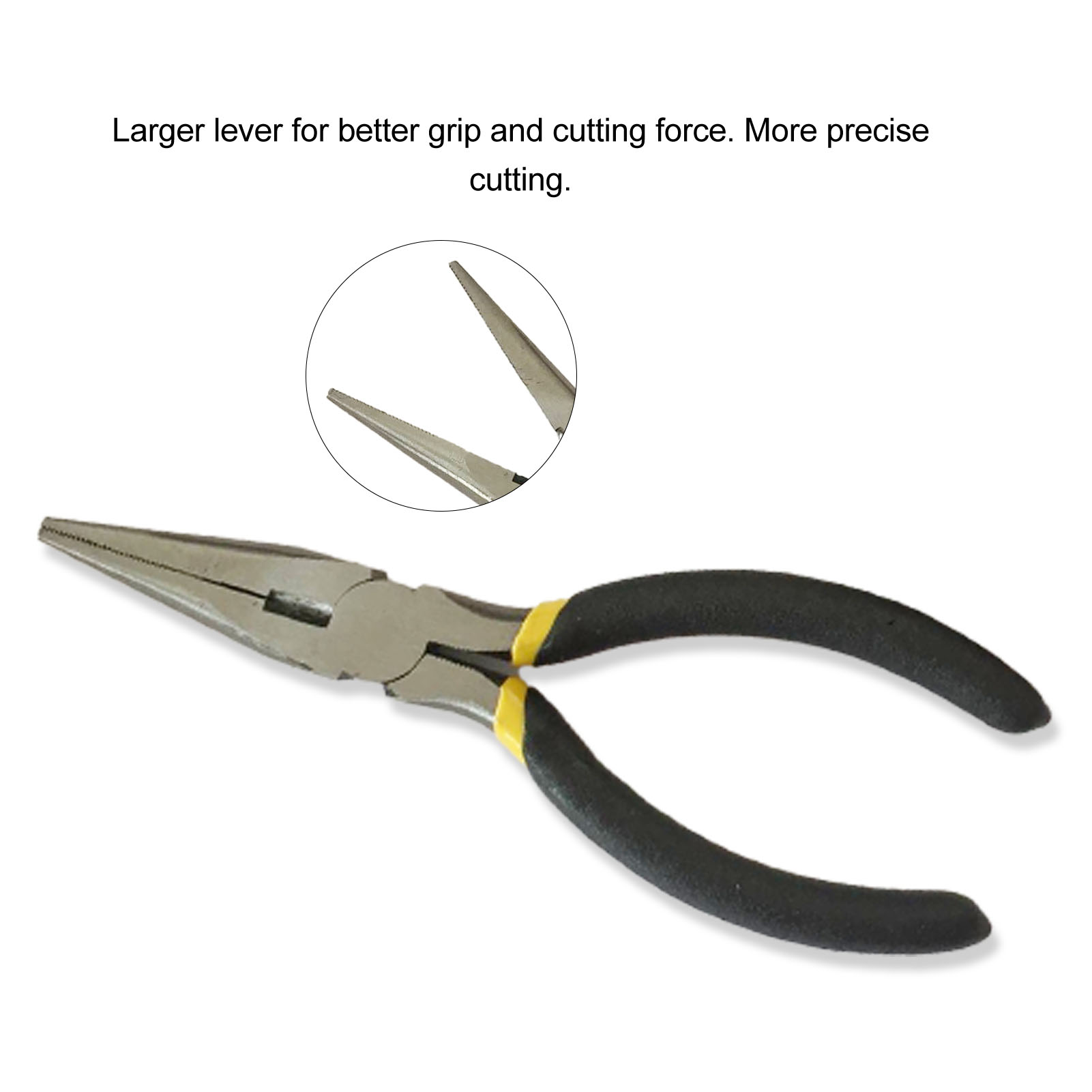 160 Mm Spitzzange Mit Beschichteten Griffen, Edelstahlzähnen, Auf Lager, Multifunktionszange Für Heimwerker, 6 Zoll Spitzzange.