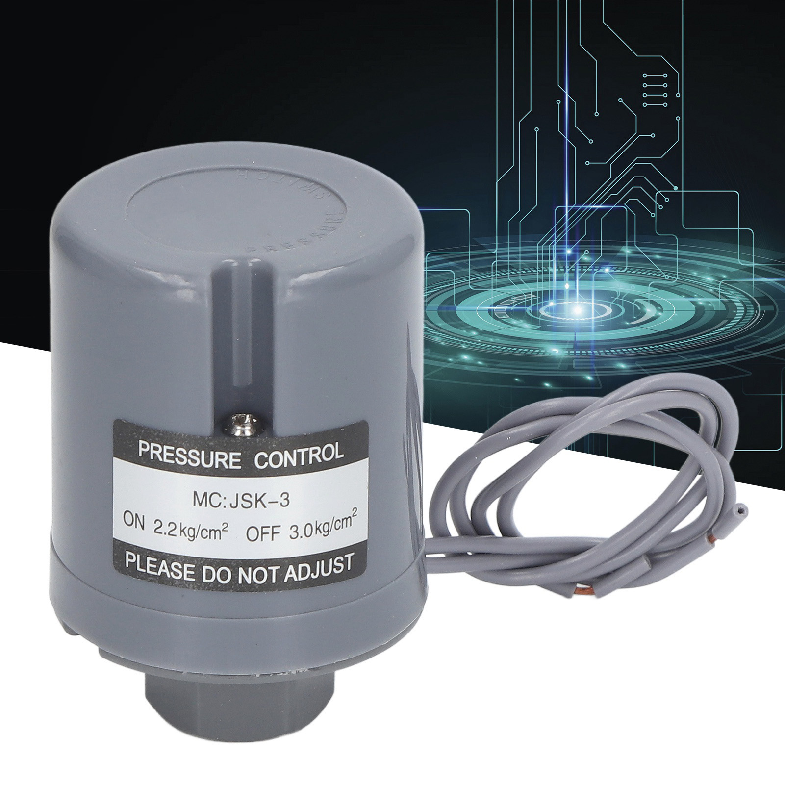 Universelle Selbstansaugende Wasserpumpe 2,2–3,0 Kg, Druckschalter, Mechanischer Druckregler, 220–240 V