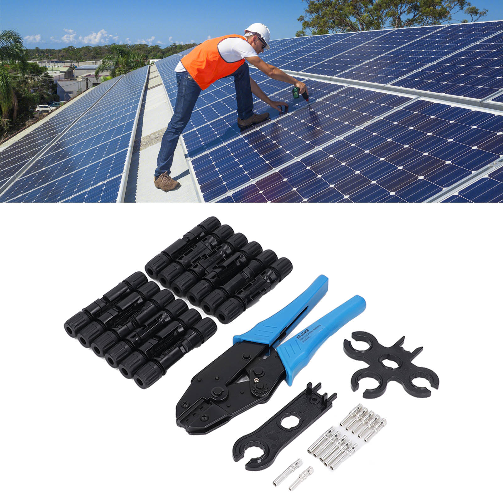 Mc4 Bluehandle Hs-2546b Solar-photovoltaik-set