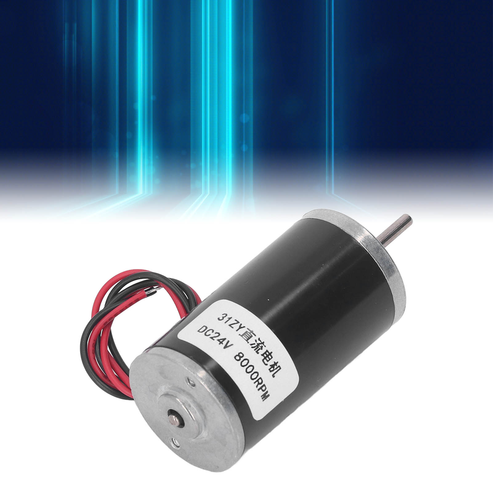 Miniatur-gleichstrommotor 31zy Mit Permanentmagnet Und Stahlrohr, 24 V, Variable Drehzahl, Vorwärts- Und Rückwärtslauf, Hohes Drehmoment 8000 U/min