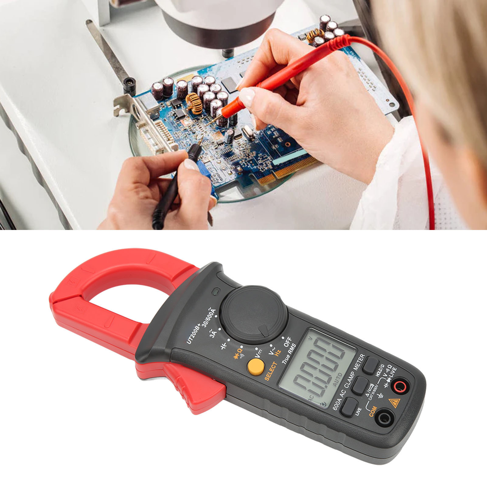 Ut200b+ Digitales Zangenmultimeter