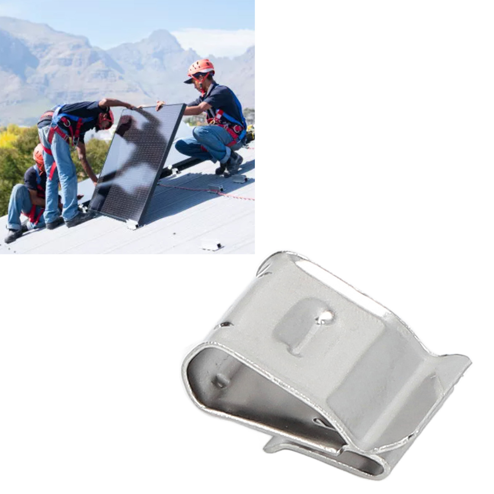 50 Kabelbinder Für Photovoltaikkabel, Edelstahl-kabelbinder, Geeignet Für Kabel Von 2 Bis 6 Mm²