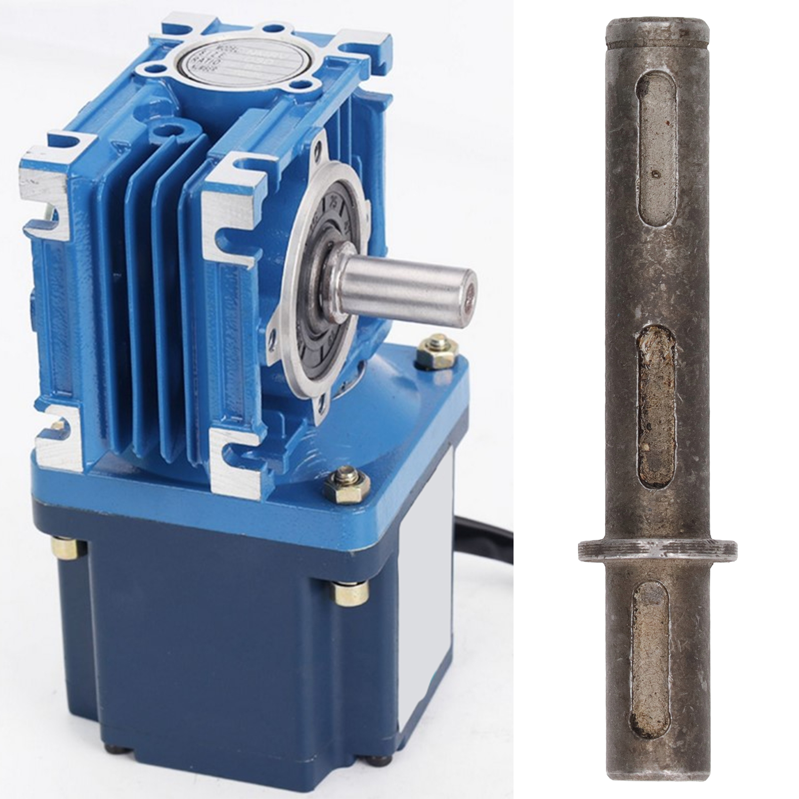 Die Motorwelle Des Rv30 Verfügt Über Eine Einzelne Abtriebswelle Mit Einem Durchmesser Von 14 Mm Und Einer Länge Von 102 Mm. Sie Ist Kompatibel Mit Nmrv030, Rv030, Nema23 Schneckengetrieben, Schrittmo