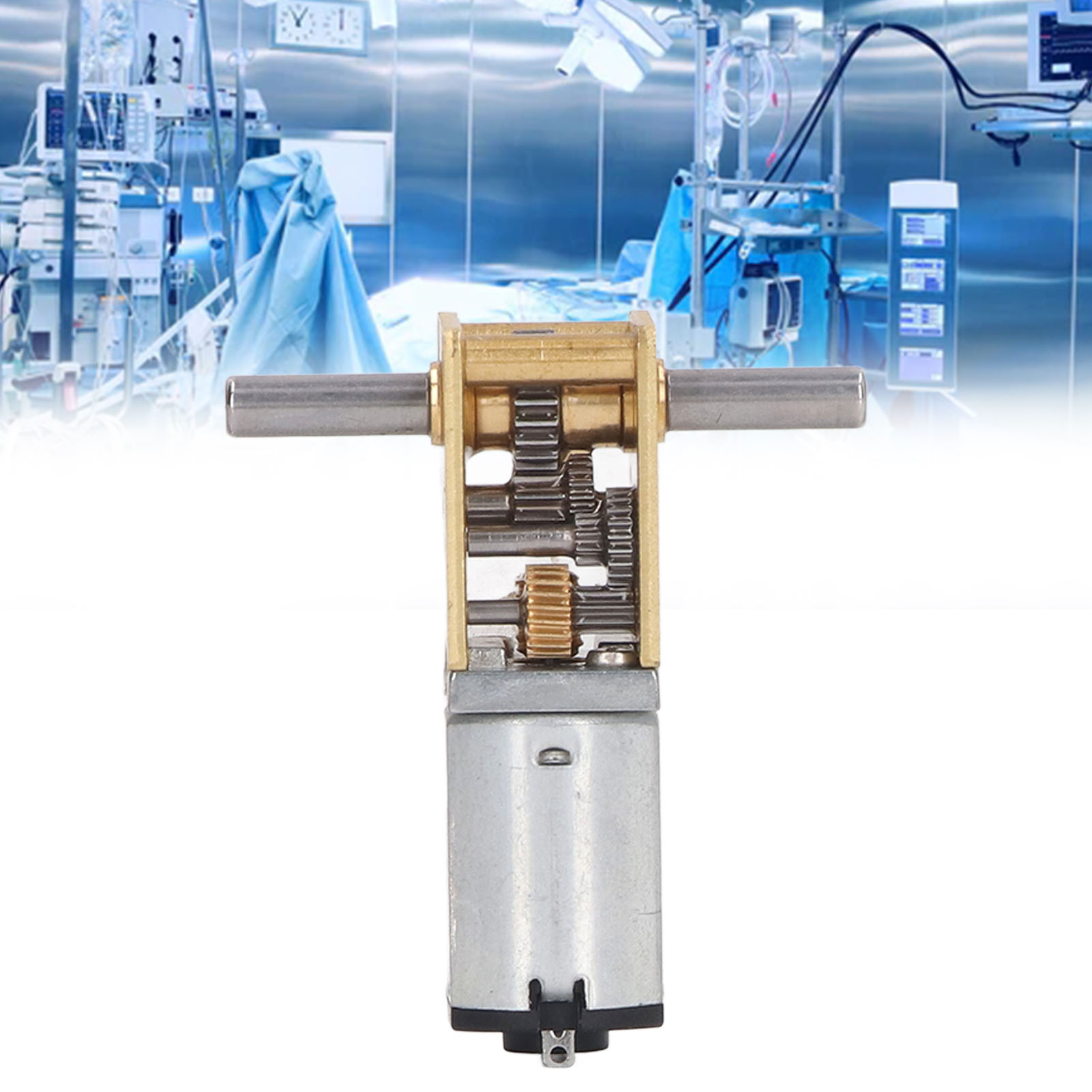 Dc3v 34 Rpm Zweiachsiger Schneckengetriebemotor, Miniatur-gleichstrom-getriebemotor Mit Niedriger Drehzahl Für Intelligente Fahrzeuge.
