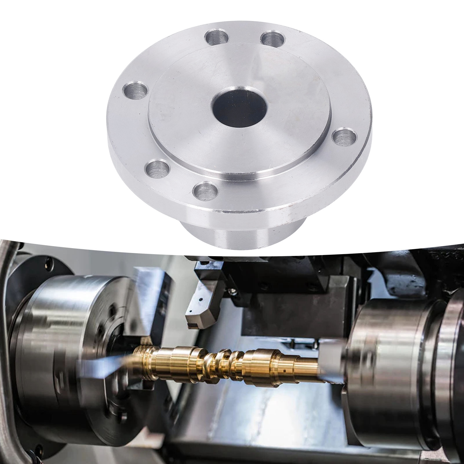 Der 80-mm-spannfutteranschlussflansch Ist Für 25-mm-spannfutter Wie K11-80, K72-80 Und K12-80 Geeignet.