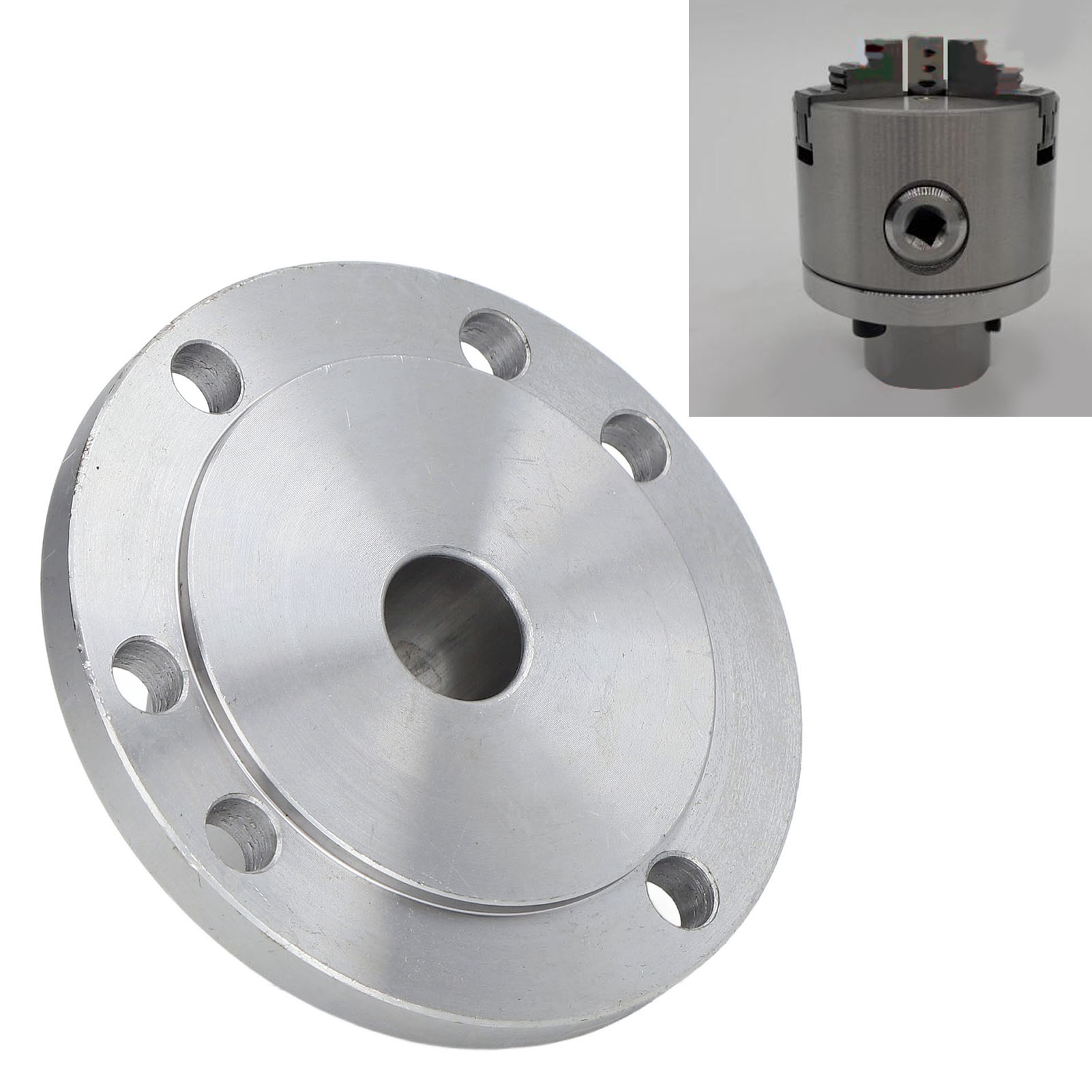 Der 100-mm-spannfutteranschlussflansch Ist Für 16-mm-spannfutter Wie K11-100, K12-100 Und K72-100 Geeignet.