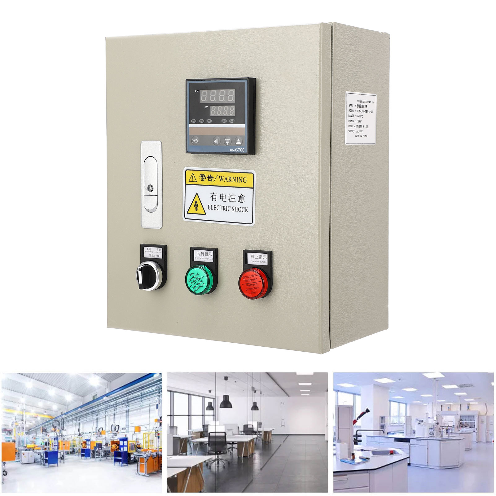 Berm/bem-c700-18a-3p-ct Intelligente Pid-temperaturregelungseinheit, Drehstrom 380 V Ac, 7,5 Kw, Mit Thermoelement