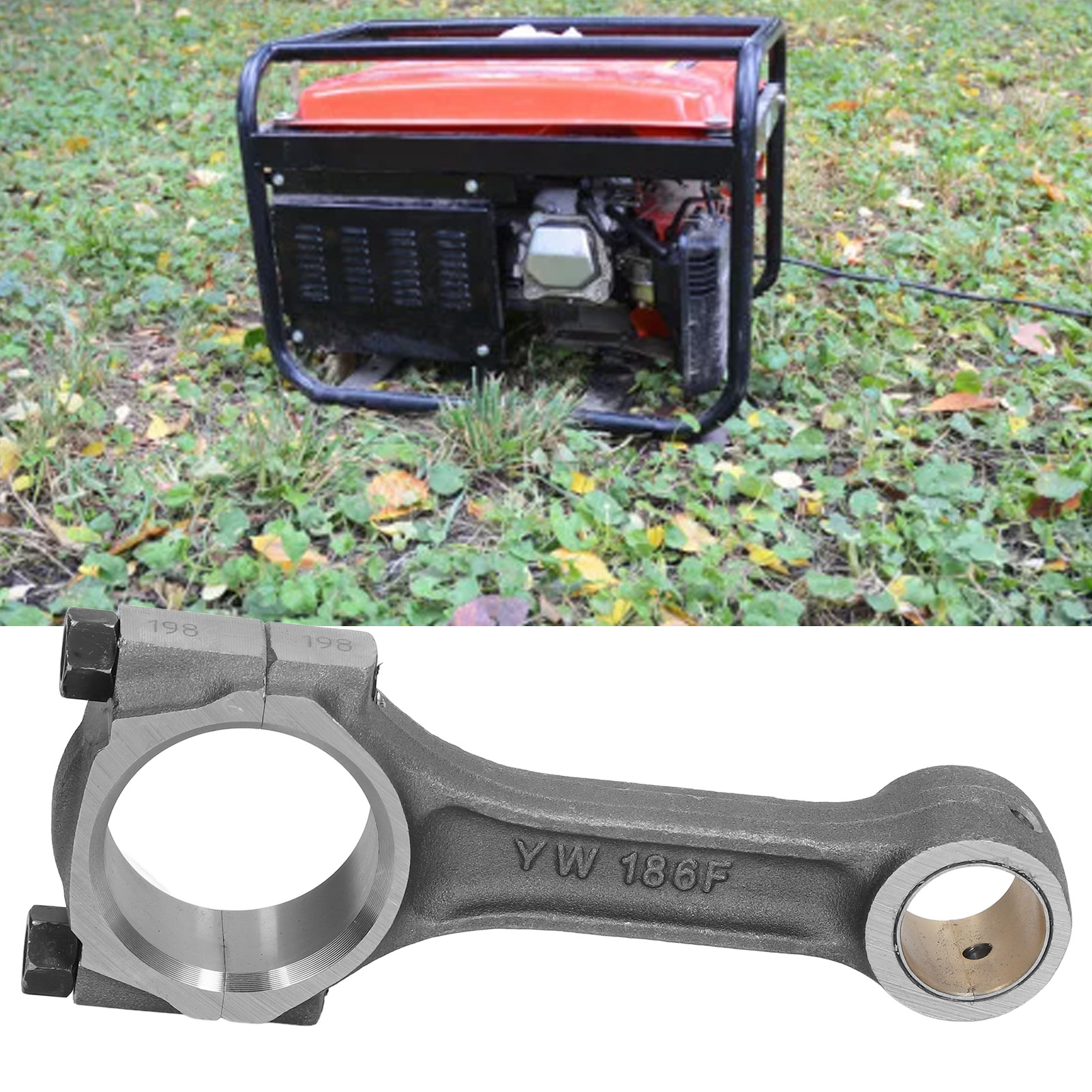Pleuelstange 186f/188f Für Luftgekühlte Dieselgeneratoren, Geeignet Für Motorhacken, Gartengeräte Und Kurbelgehäusepleuel.