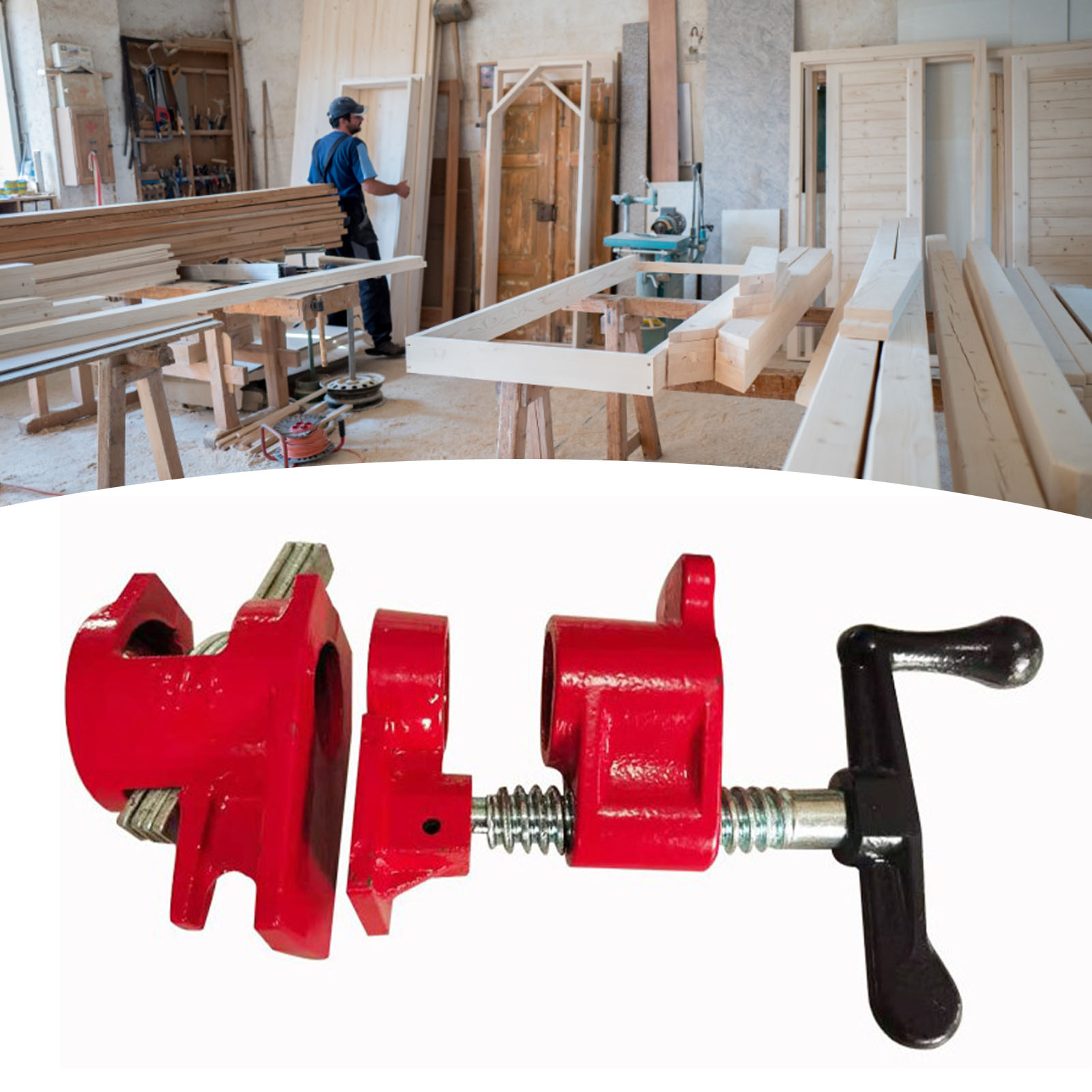 Hochleistungsfähige, Formbare Gusseisen-schlauchschelle Für Wasserleitungen Von Morui Woodworking
