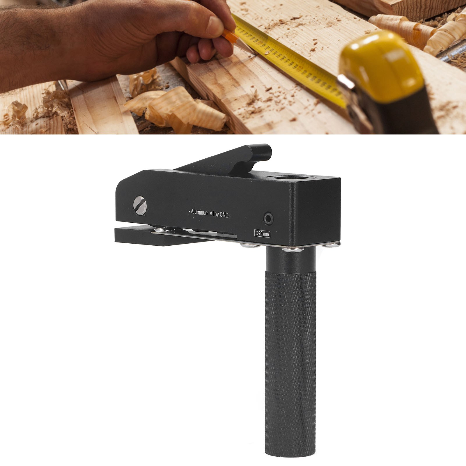 Tisch-druckplatte Für Die Holzbearbeitung, Manuelle Schnell-druckplatte Aus Aluminiumlegierung, Zubehör Für Holzbearbeitungsmaschinen, Kleines Diy-spannwerkzeug, 20 Mm.