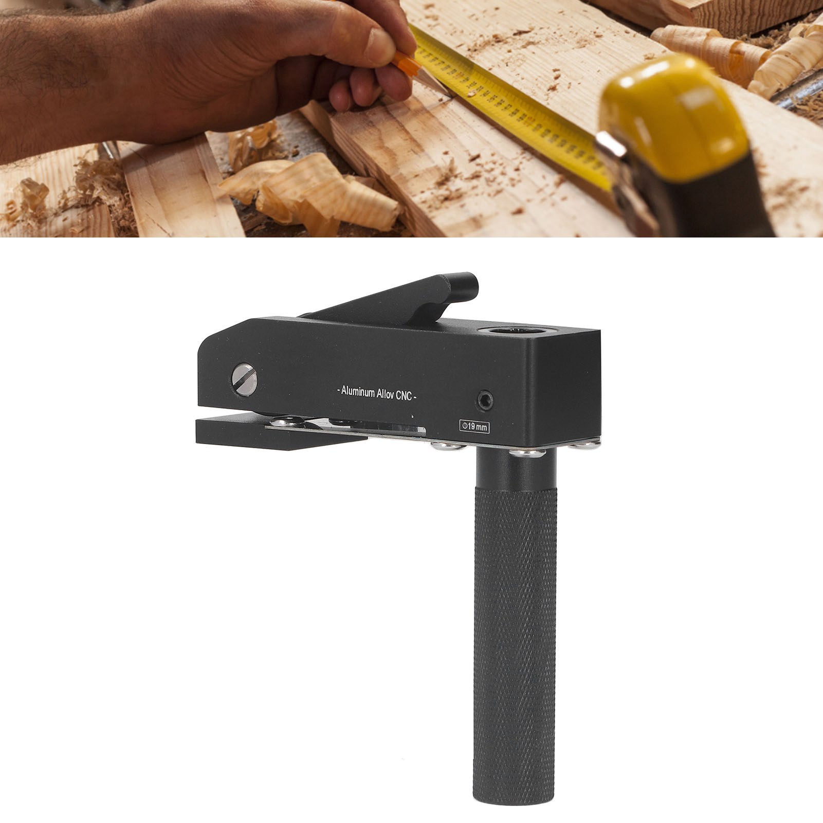 Tisch-druckplatte Für Die Holzbearbeitung, Manuelle Schnellspannplatte Aus Aluminiumlegierung, Zubehör Für Holzbearbeitungsmaschinen, Kleines Spannwerkzeug Für Heimwerker, 19 Mm
