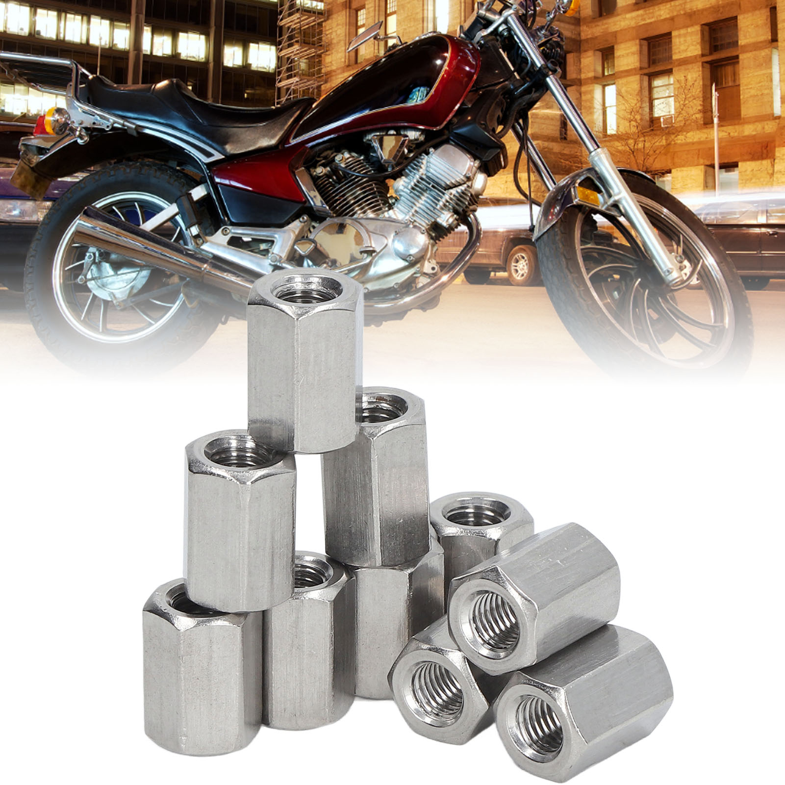 Sechskant-verbindungsmutter M101,5-17-l25mm Aus Edelstahl 304