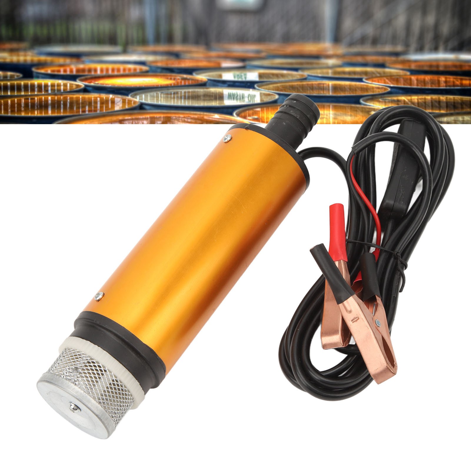 Tragbare Dieselölpumpe, Miniatur-öltransferpumpe, Miniatur-mehrzweck-öl-wasser-pumpe, Elektrische Ölpumpe Mit Filter, 24 V.