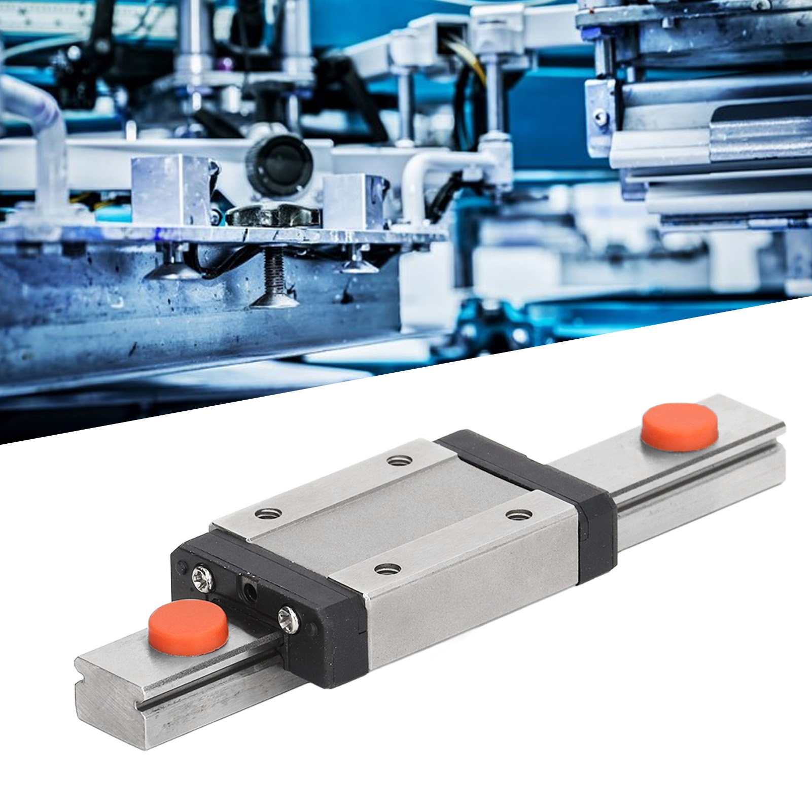 Mgn12h-100-1r Miniatur-linearführungsschiene, Verlängerter Schieber, Zubehör Für Lineartechnik, Miniatur-führungsschienenschieber
