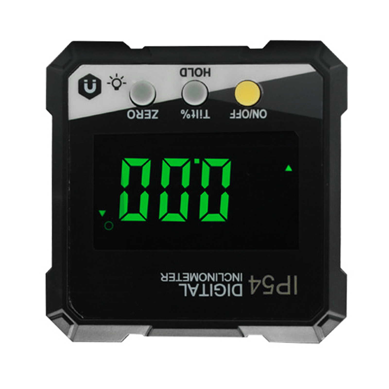 Etopoo 490 Grad Neigungsmesser Ip54 Lcd-bildschirm Magnetische Digitalanzeige Einfaches Neigungsmessergehäuse Neigungsmesser Einfaches Neigungsmessergehäuse Gelbes Modell (dlw30d)