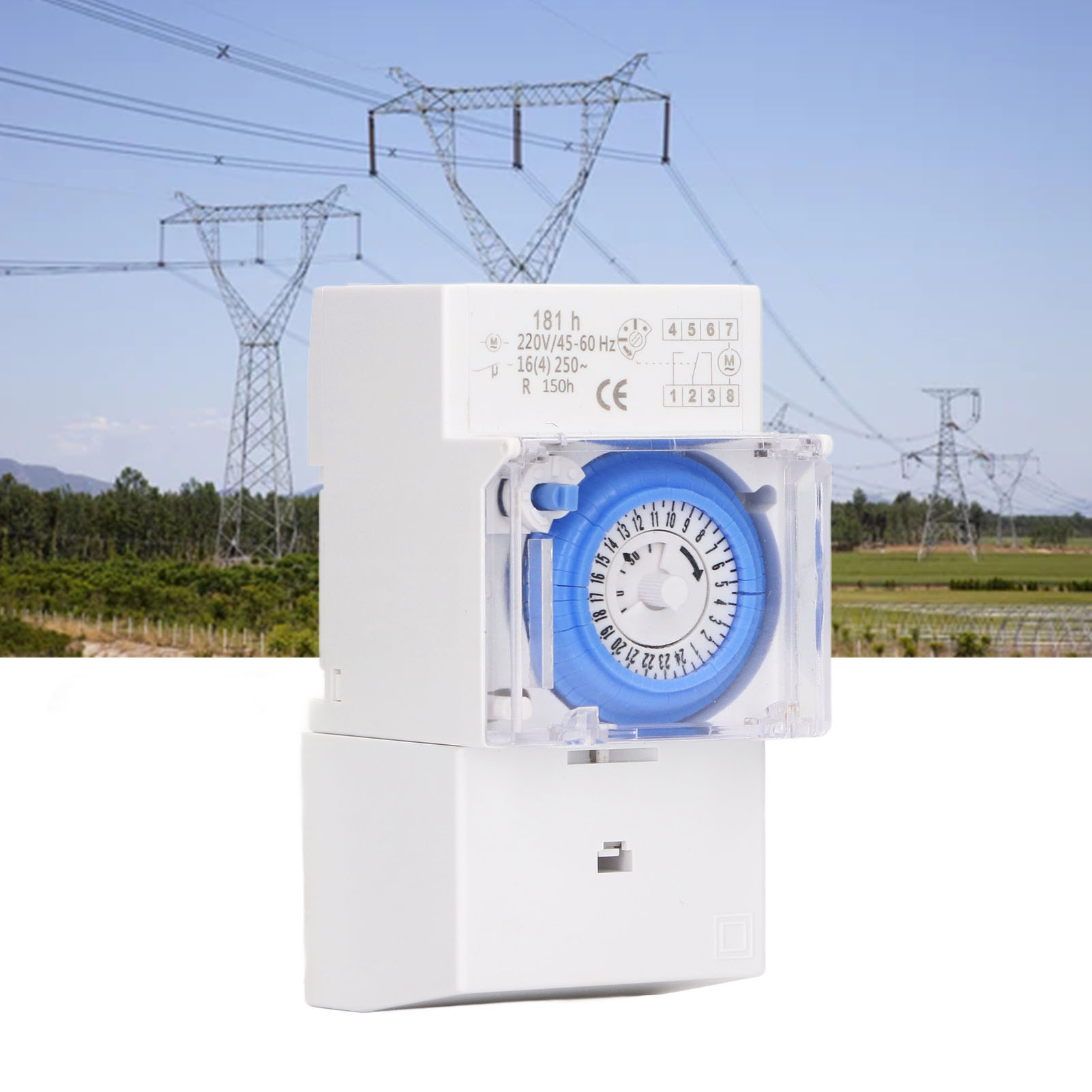 Mechanischer Timer Sul181h, Zeitschaltuhr, Energiespartimer, 220 V Wechselstrom