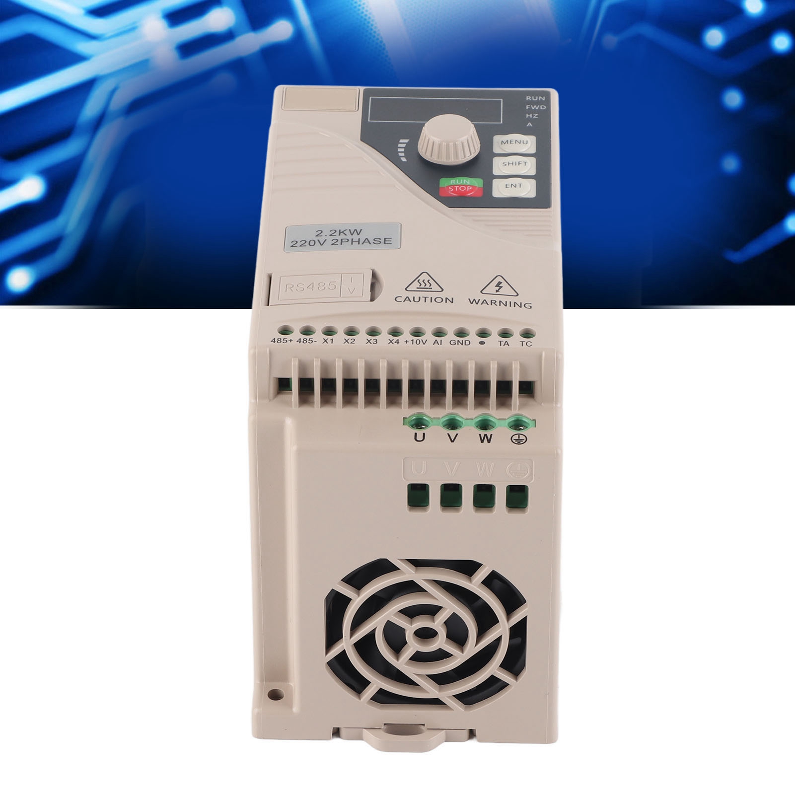 St300-2s2.2g 2,2 Kw Frequenzumrichter, Universeller Drehzahlregler Für Motoren Und Lüfter, Einphasiger 220 V Ac Eingang, Dreiphasiger 220 V Ac Ausgang Mit Rs485-kommunikation