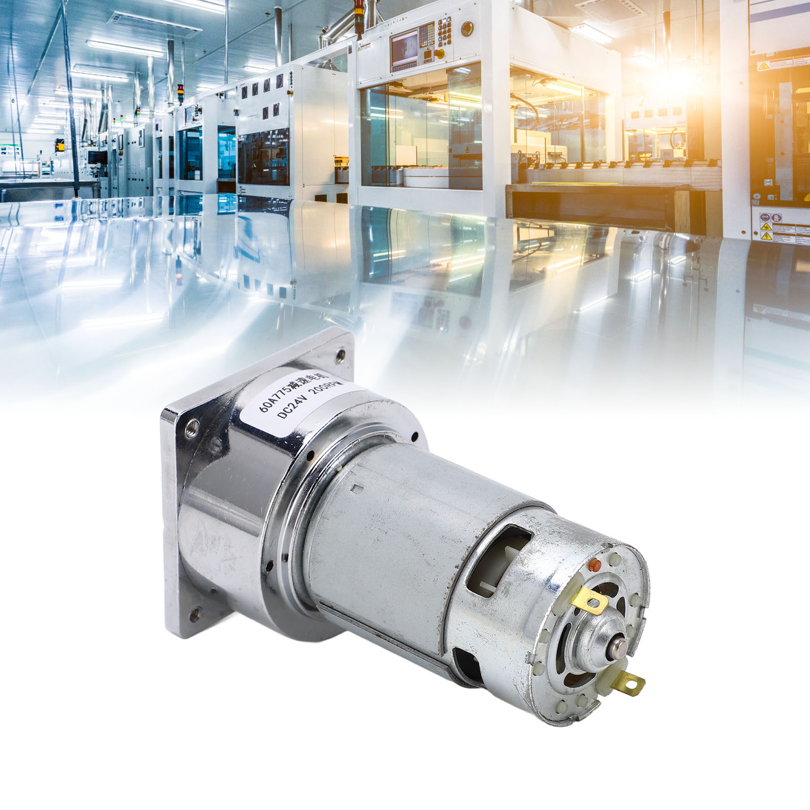 60a775 Gleichstrom-getriebemotor, 24 V Gleichstrom, 200 U/min