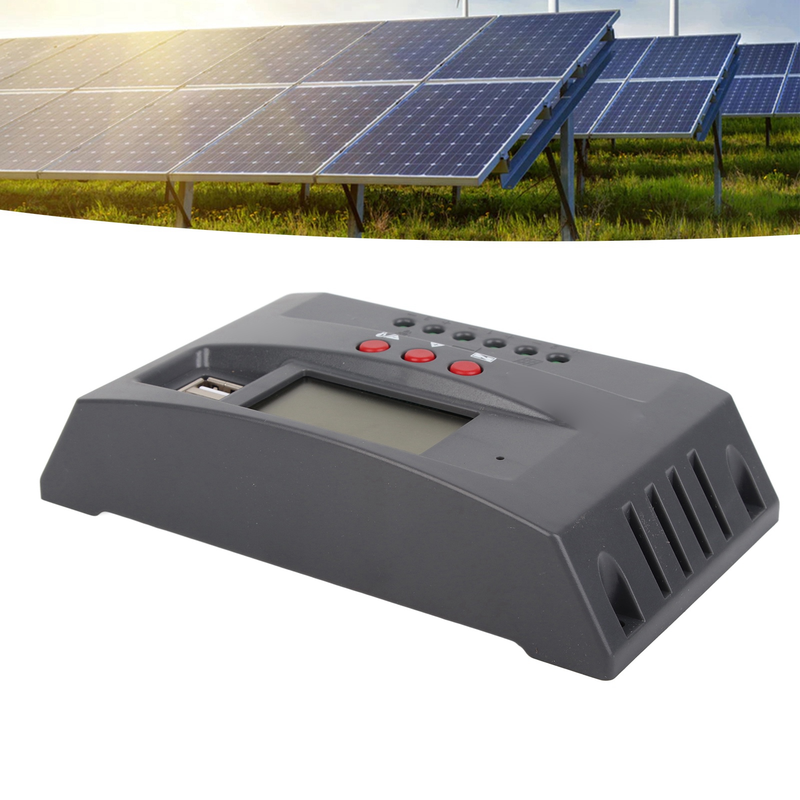 Mppt 30a 12v/24v Photovoltaik-solarladeregler Mit Farb-lcd-display