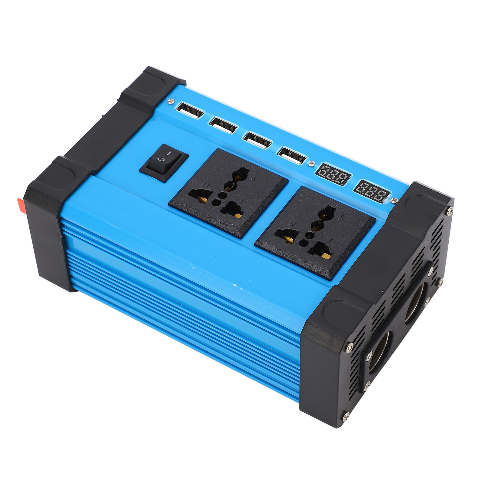 Zwei Intelligente Lcd-bildschirme, Zwei Universalsteckdosen Und Eine Zigarettenanzünderbuchse, Vier Usb-anschlüsse Mit 4,2-a-schnellladefunktion, 500-w-sinuswellenwandler, Dc 12 V Auf Ac 110 V
