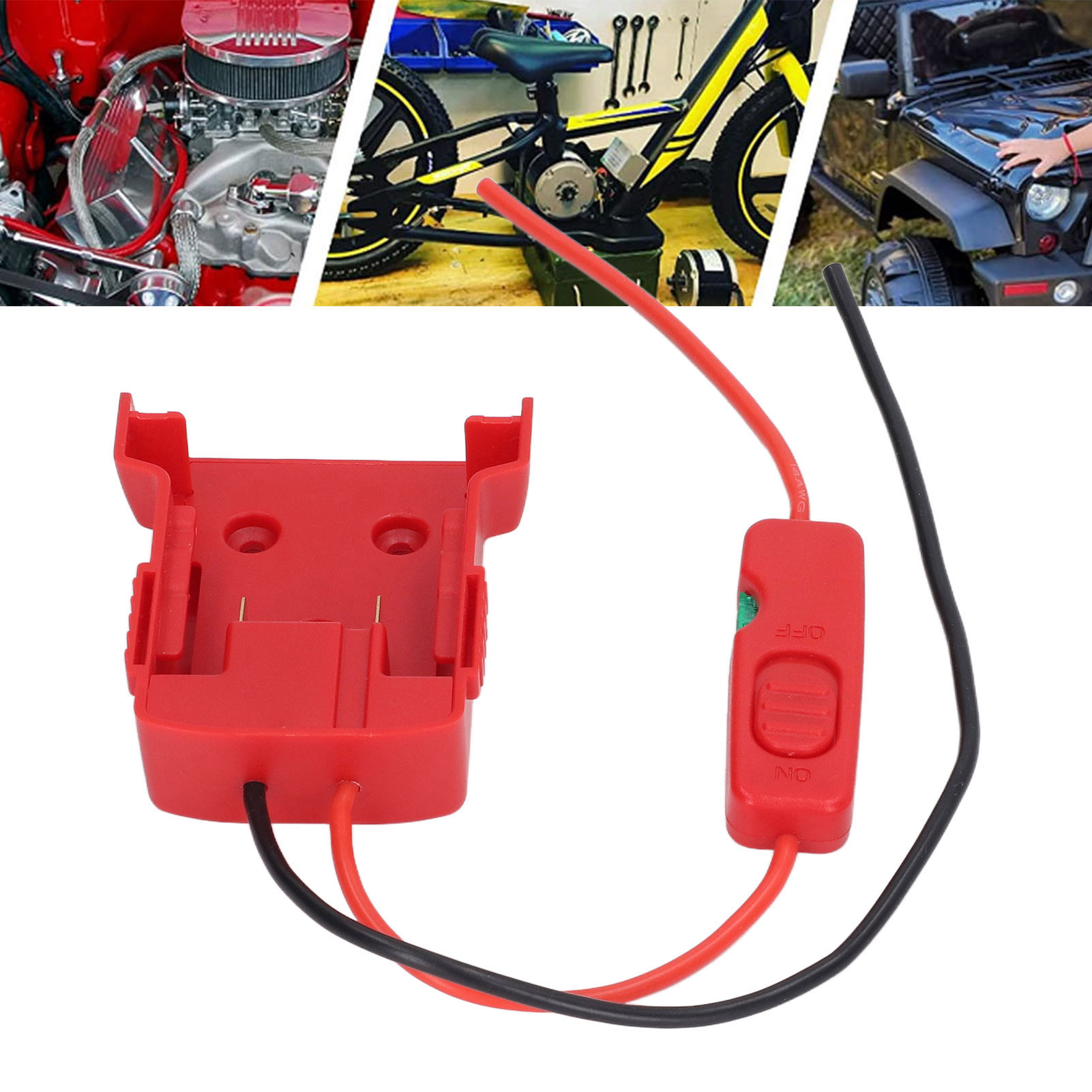 Batterieadapter Mit Befestigungslöchern Für Miwage 18v M18-batterien Mit Sicherungsanschlüssen