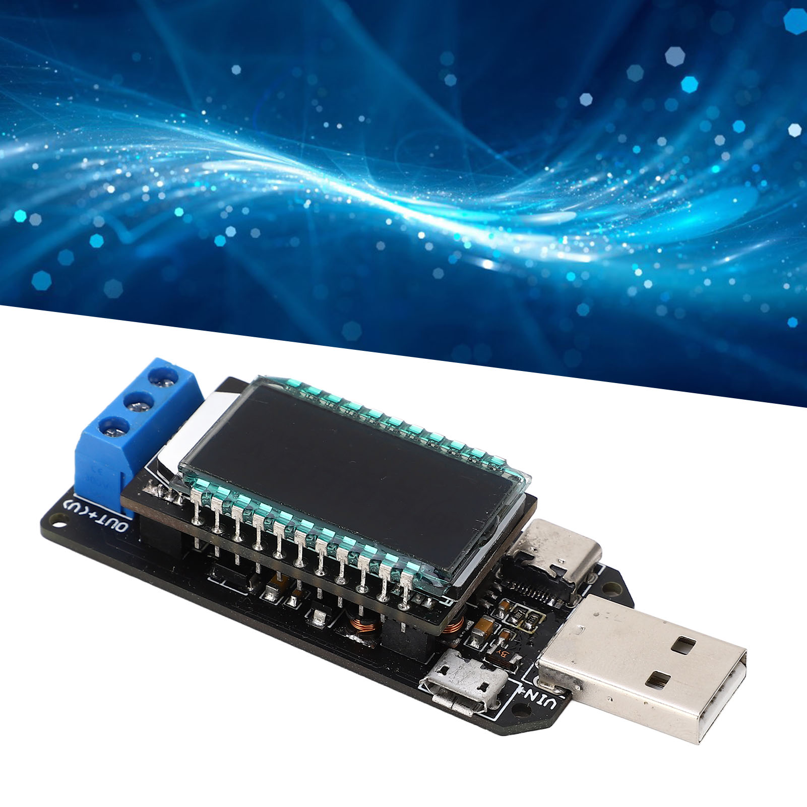Usb Dc-dc Spannungsreglermodulplatine, Desktop-netzteilmodul, 5v Auf 3,3v, 9v, 12v, 24v.
