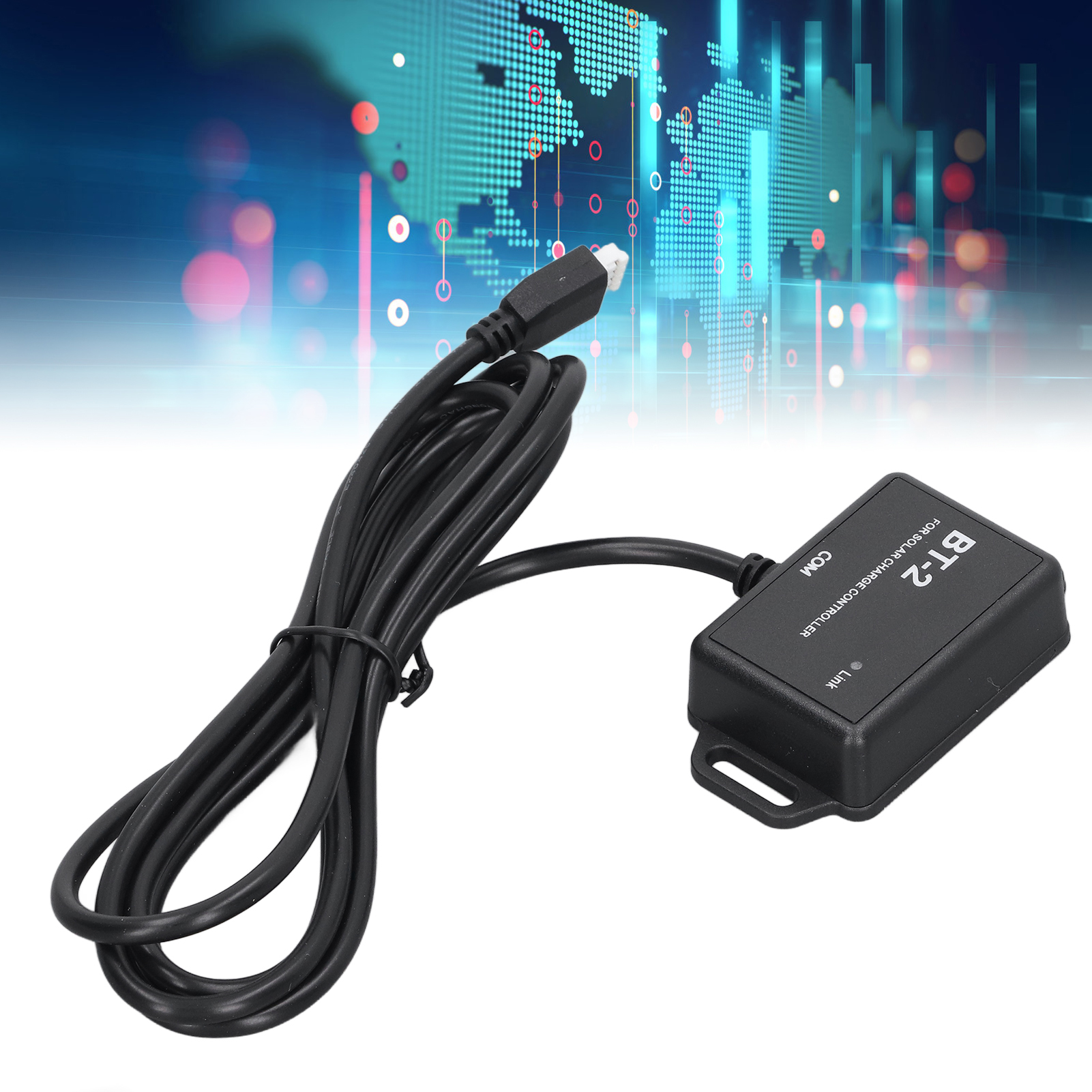 Bt-2 Bluetooth-adapter, Solarzubehör, Solarladeregler, Fernbedienung, Datenvisualisierung, 5v-12v