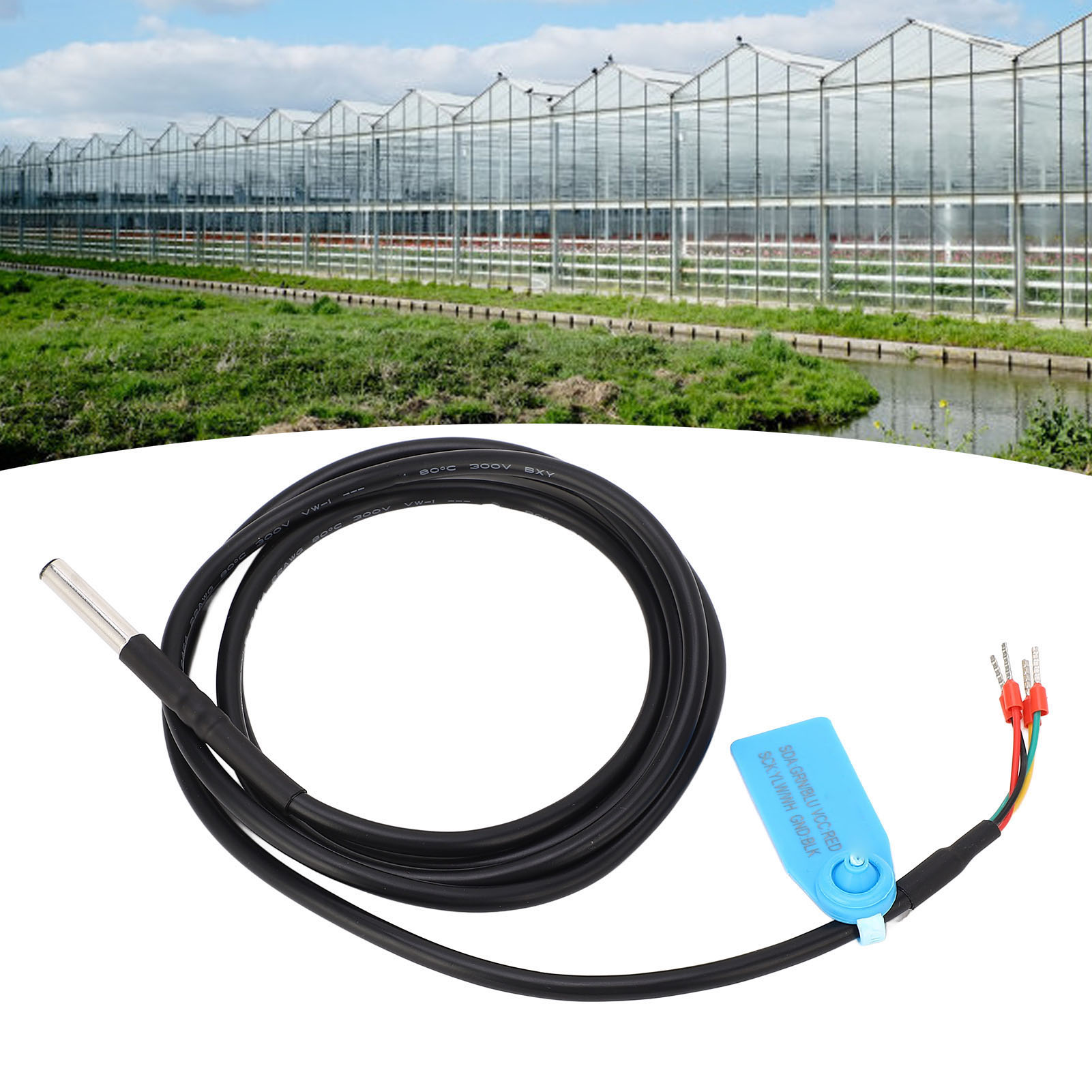 Hochpräzise Digitale Bodentemperatur- Und Feuchtigkeitssonde Fs304-sht4x: Edelstahlgehäuse, Wasserdicht Und Korrosionsbeständig, 3,3 V Dc I²c-ausgang