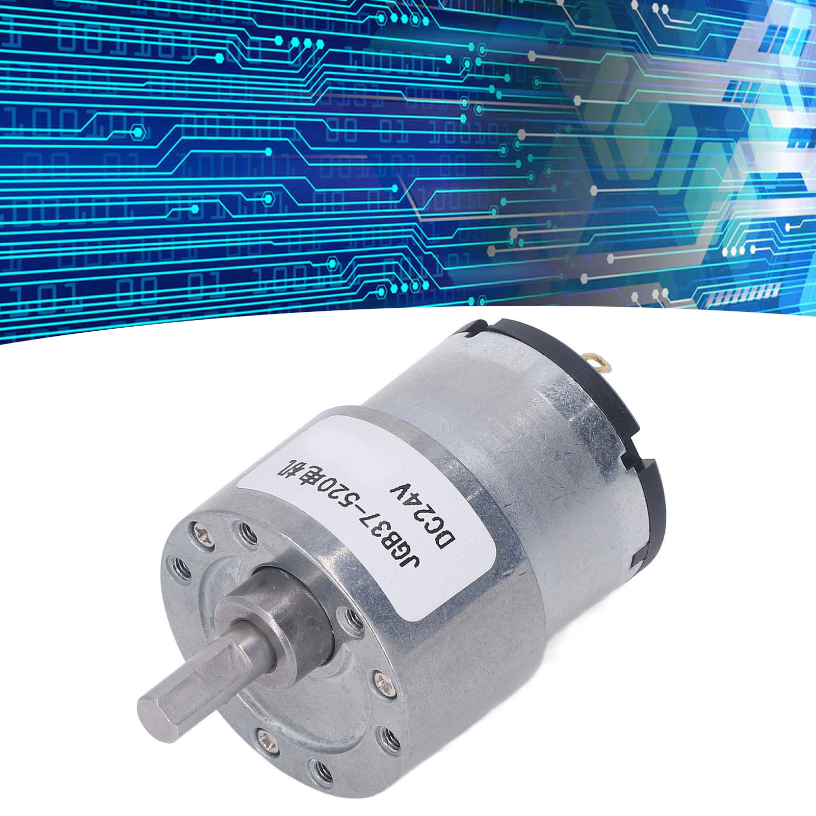 Jgb37-520 Gleichstrom-getriebemotor, 24 V Dc, 66 U/min