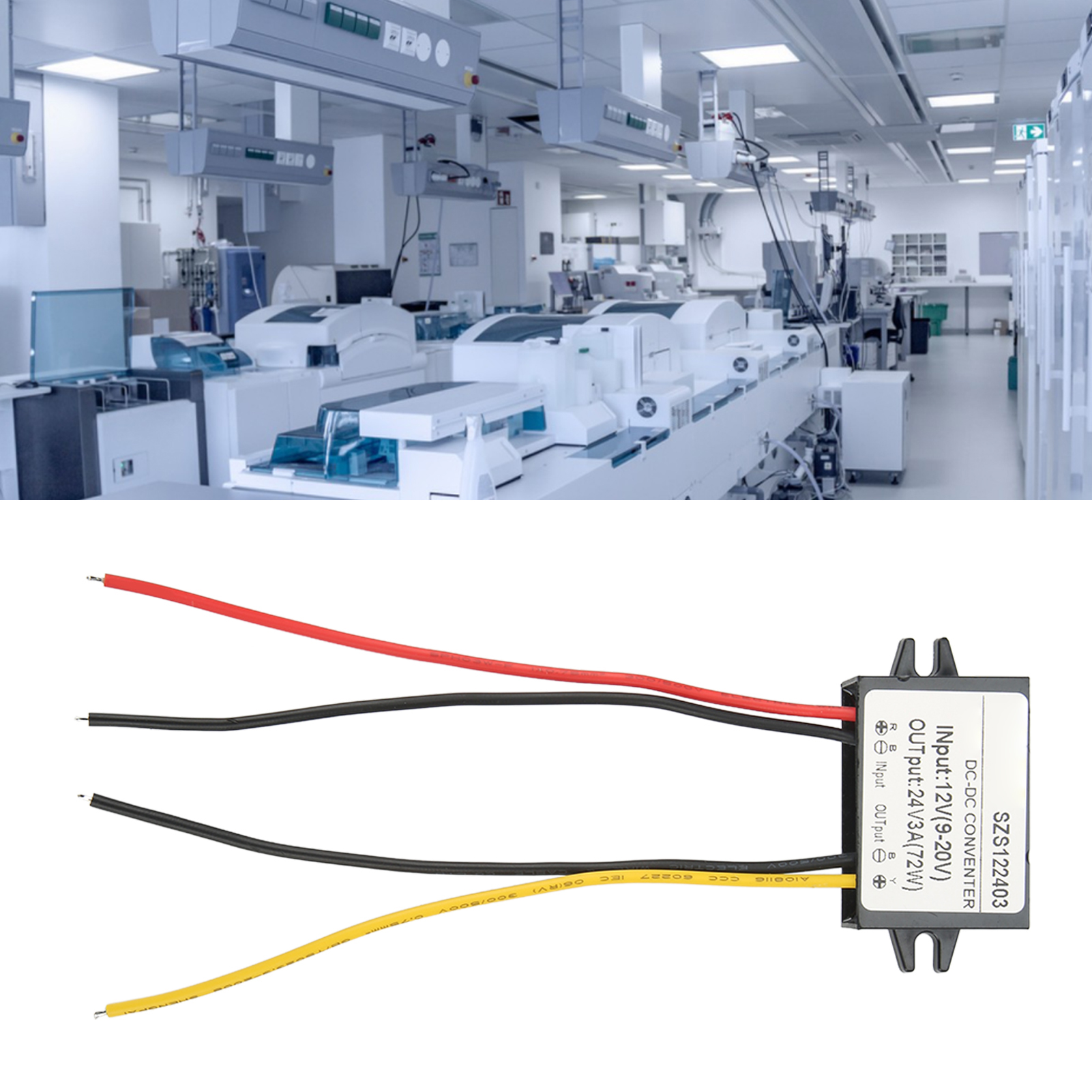 Ultradünnes Gleichspannungs-aufwärtswandlermodul 12 V Bis 24 V 3 A