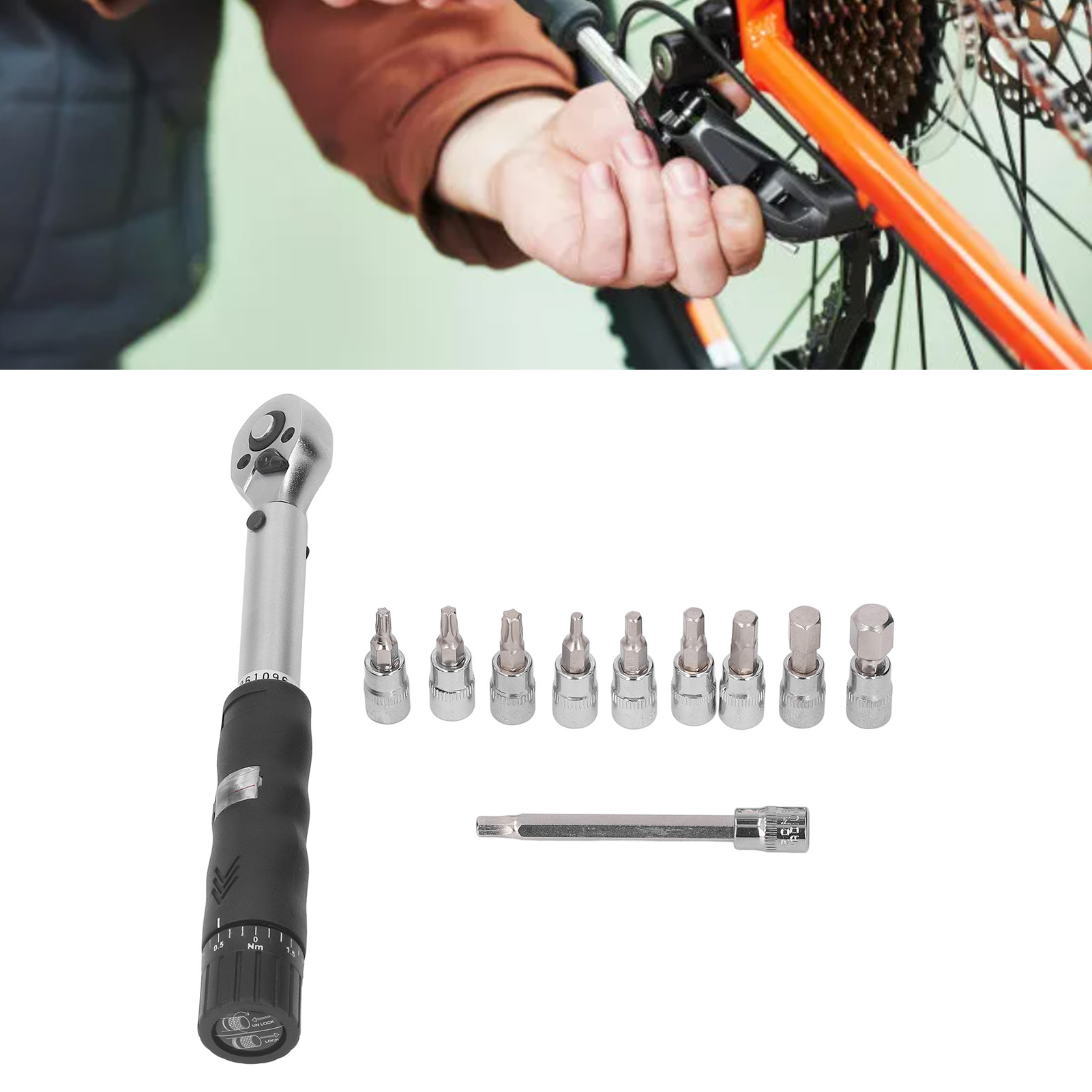 Drehmomentschlüssel Mit Voreinstellung, Drehmoment 2-14 Nm, Fahrrad-anziehwerkzeug