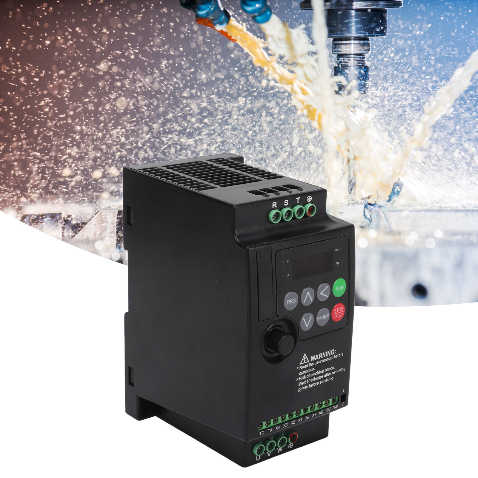Hochleistungs-frequenzumrichter He200-t3-1r5g 1,5 Kw, Dreiphasiger Wechselstromeingang 380/400 V, Dreiphasiger Wechselstromausgang 380 V.